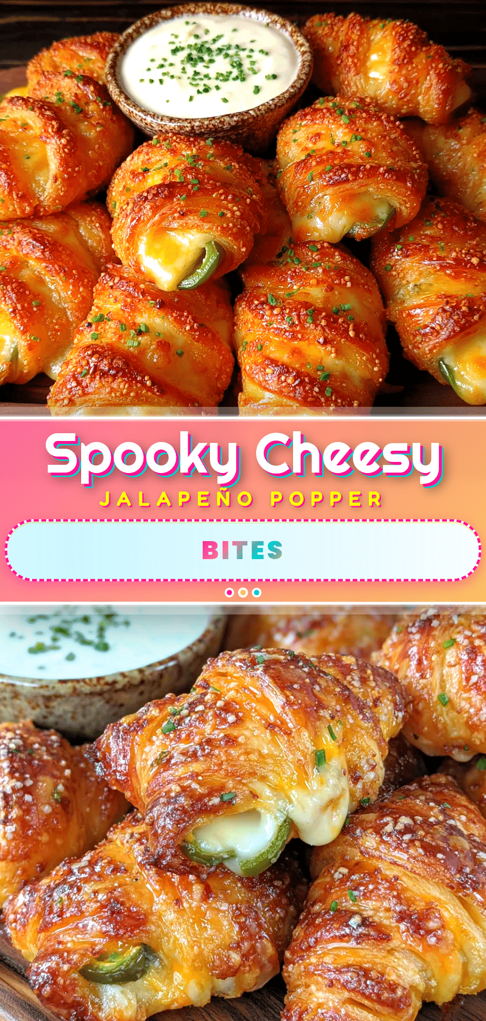 best easy spooky cheesy jalapeño popper bites recipe recipe