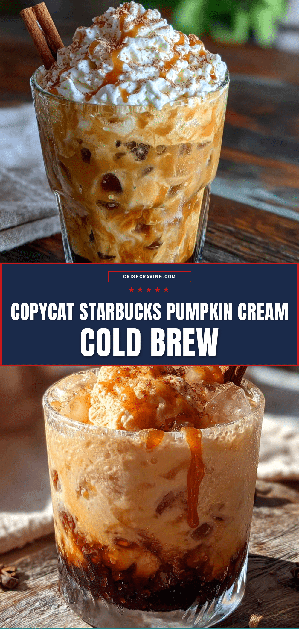 Copycat Starbucks Pumpkin Cream Cold Brew recipe