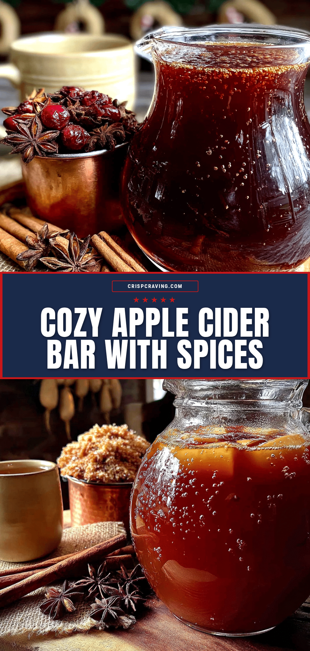 cozy apple cider bar with mulling spices recipe