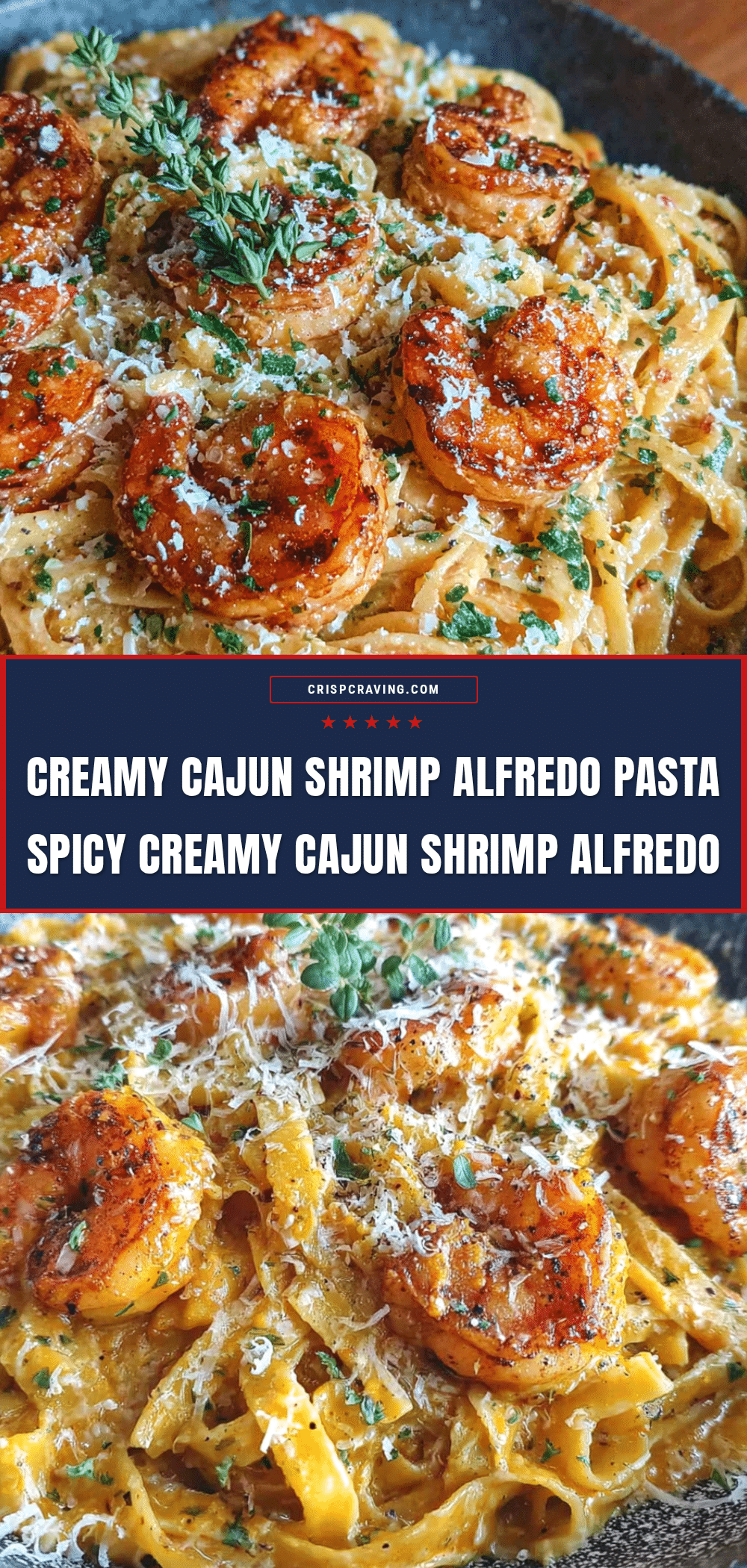 creamy cajun shrimp alfredo pasta recipe