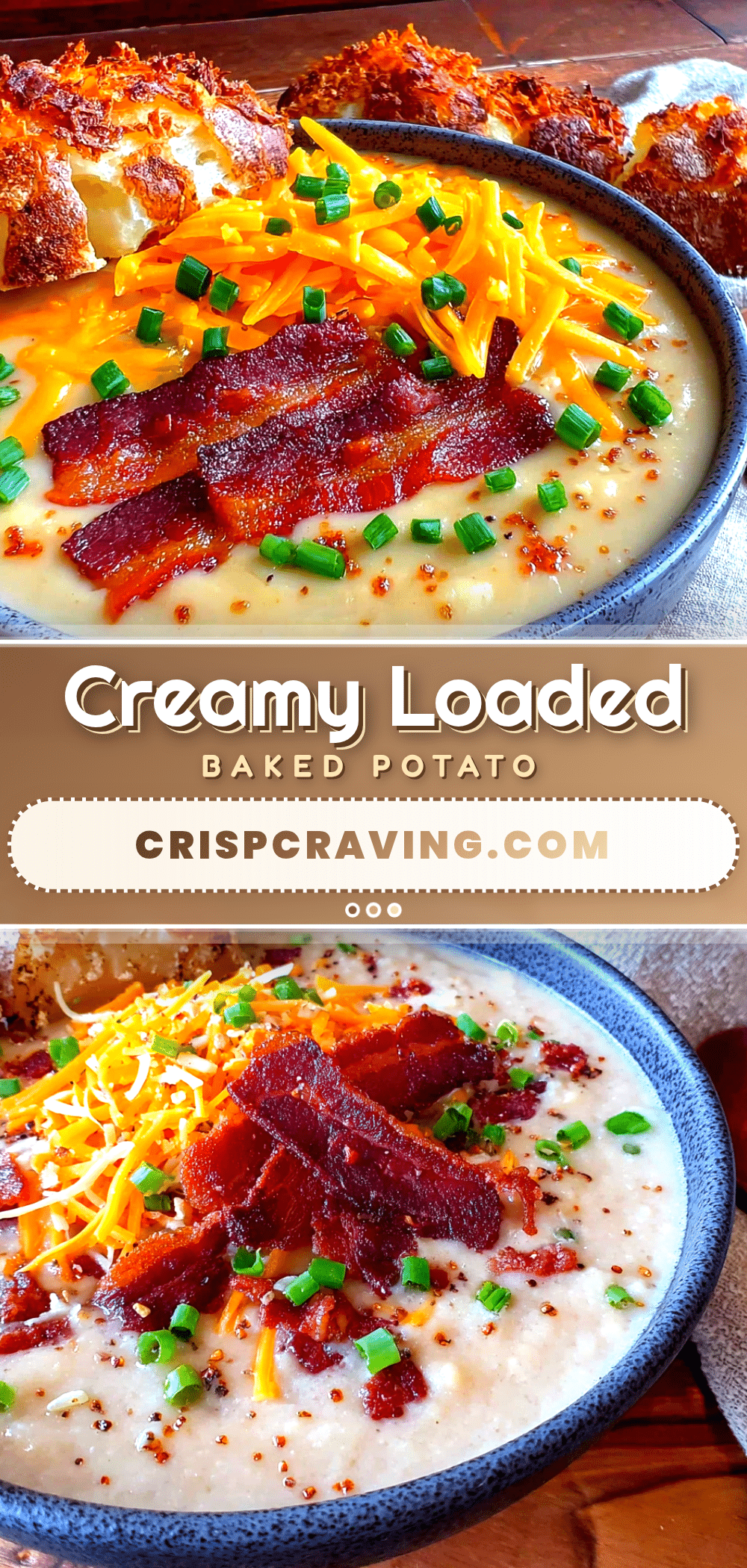creamy loaded baked potato soup with bacon recipe
