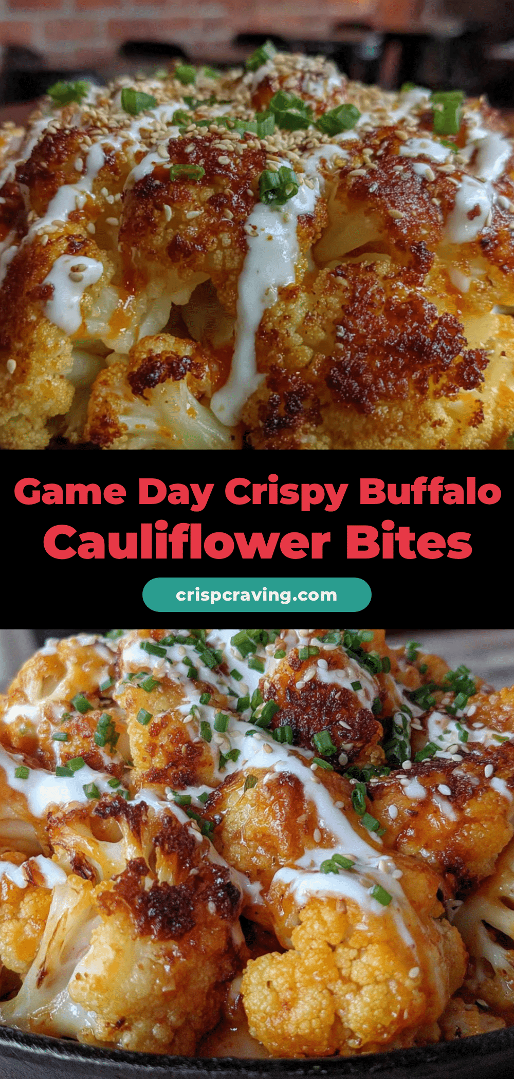 crispy buffalo cauliflower bites recipe