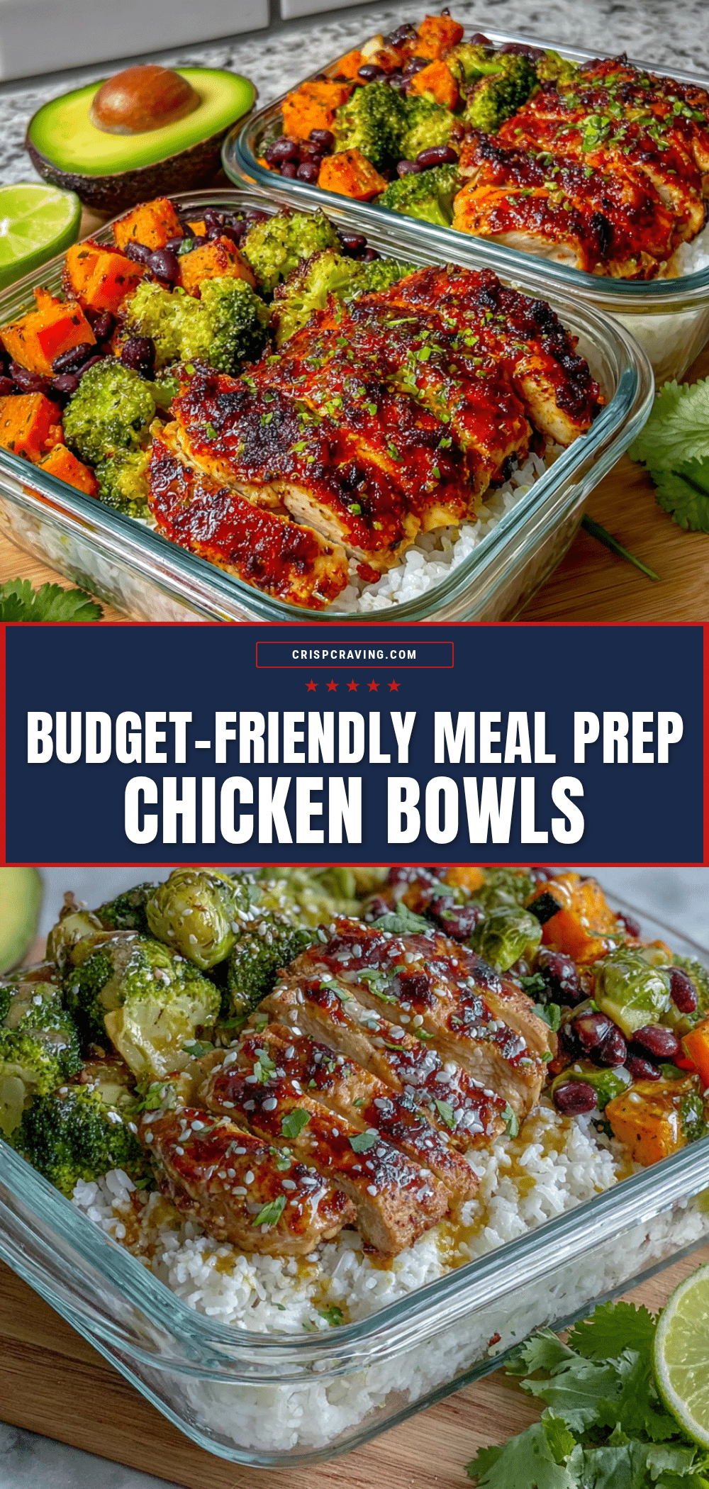 easy budget chicken meal prep bowls recipe