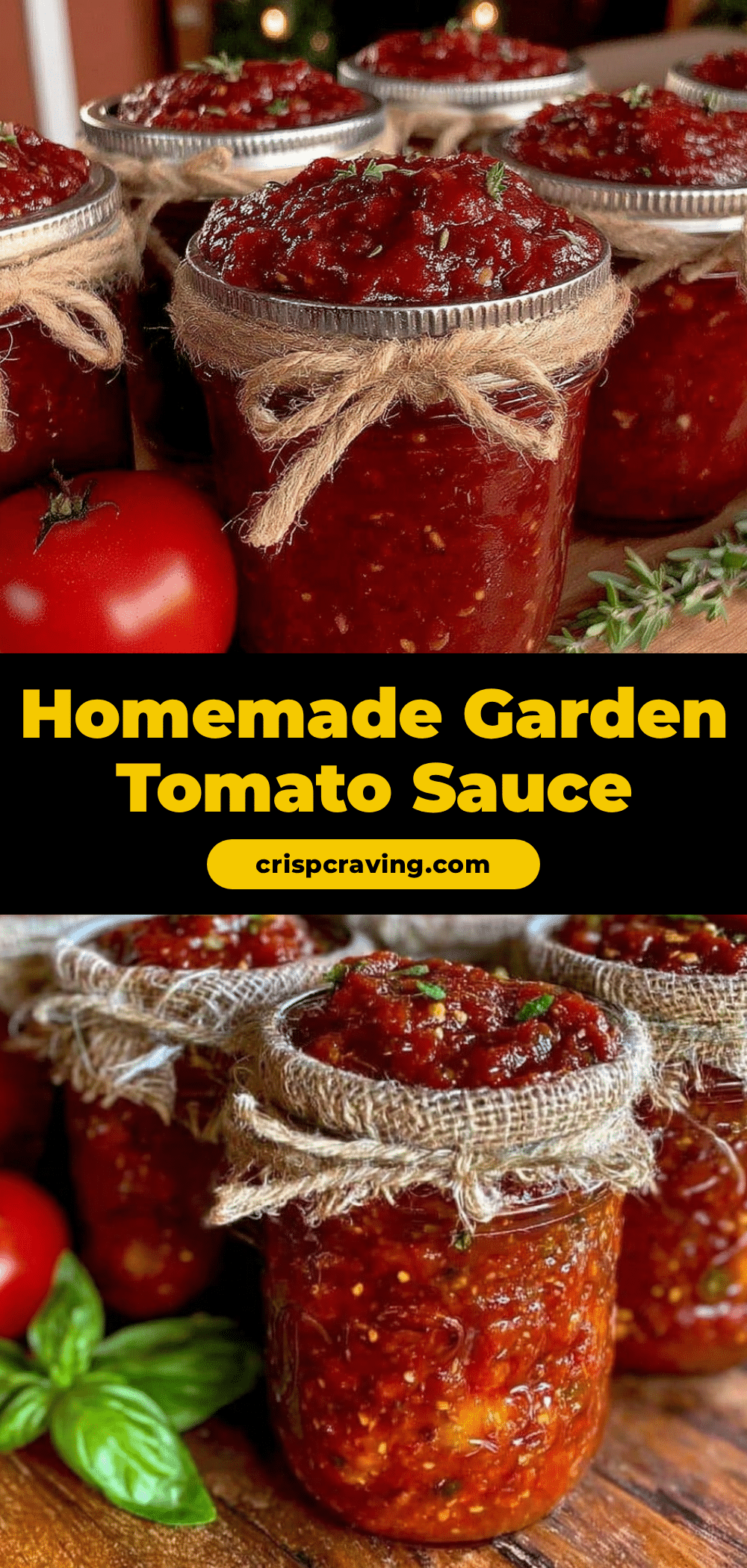 easy small batch homemade garden tomato sauce recipe