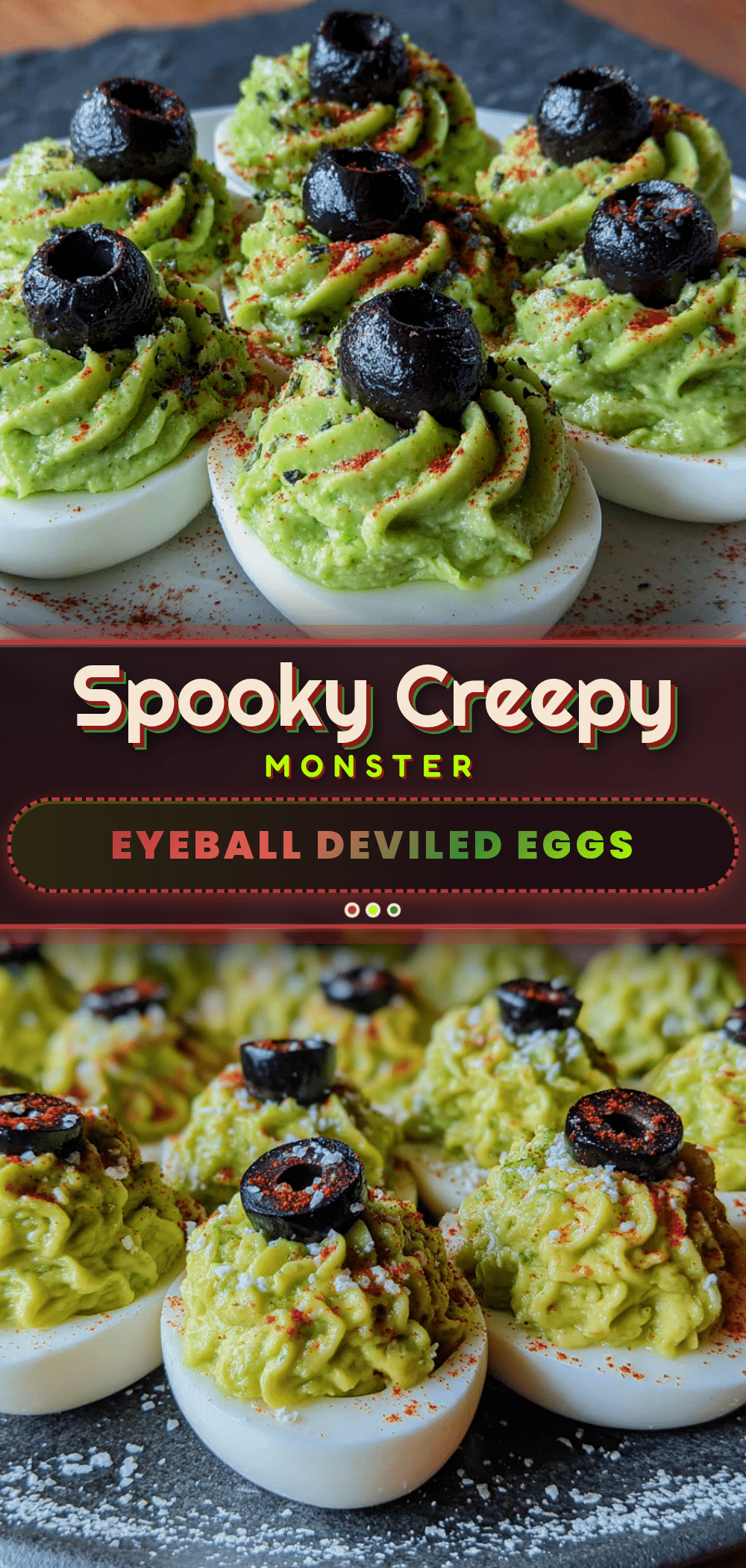 halloween monster eyeball deviled eggs recipe