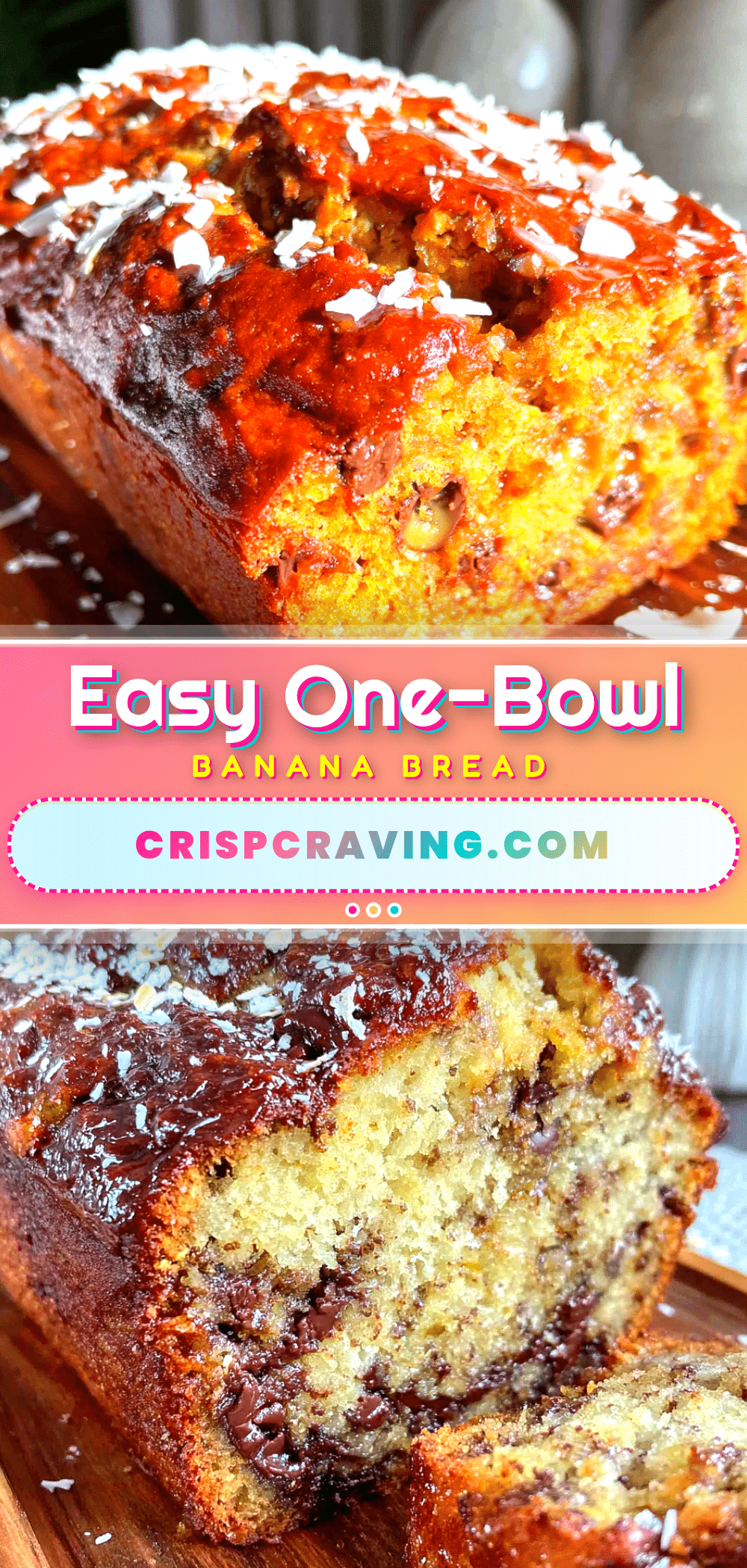 one-bowl banana bread recipe