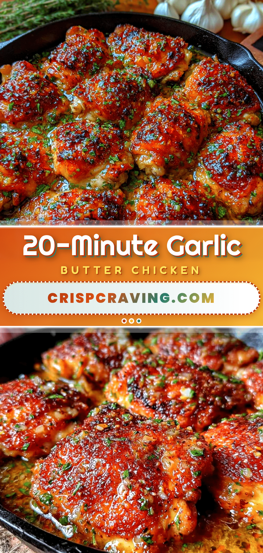 one-pan garlic butter chicken recipe