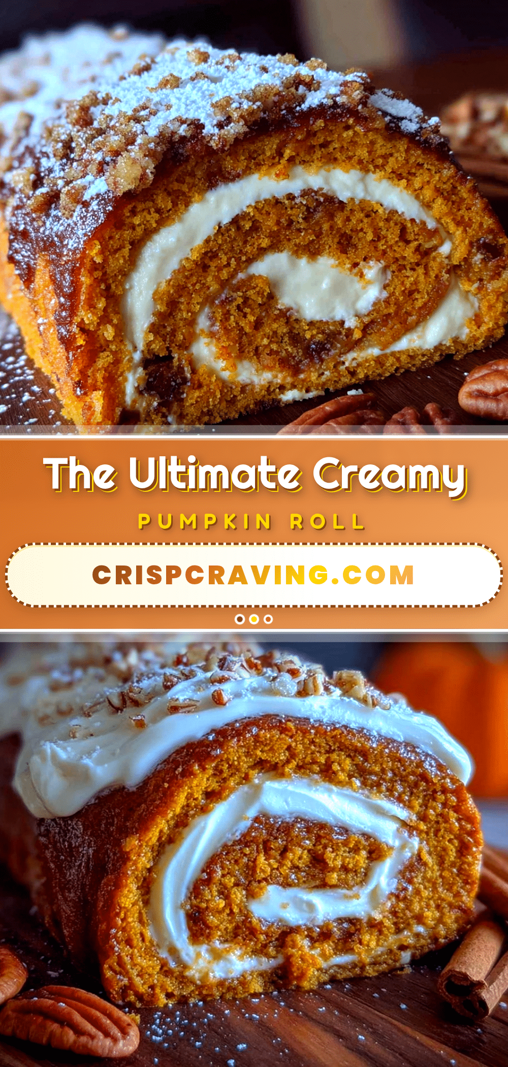 perfect baked pumpkin roll with cream cheese filling recipe