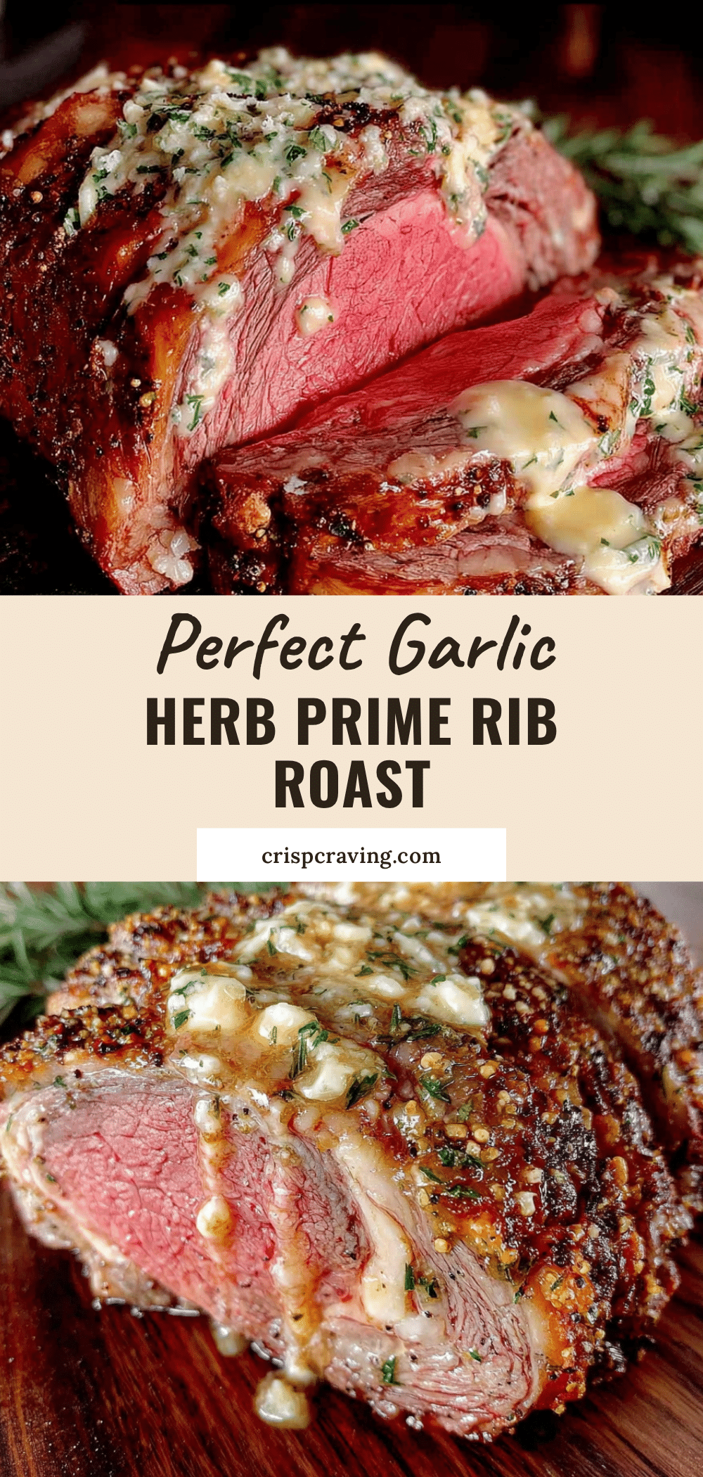 prime rib roast with garlic herb butter recipe