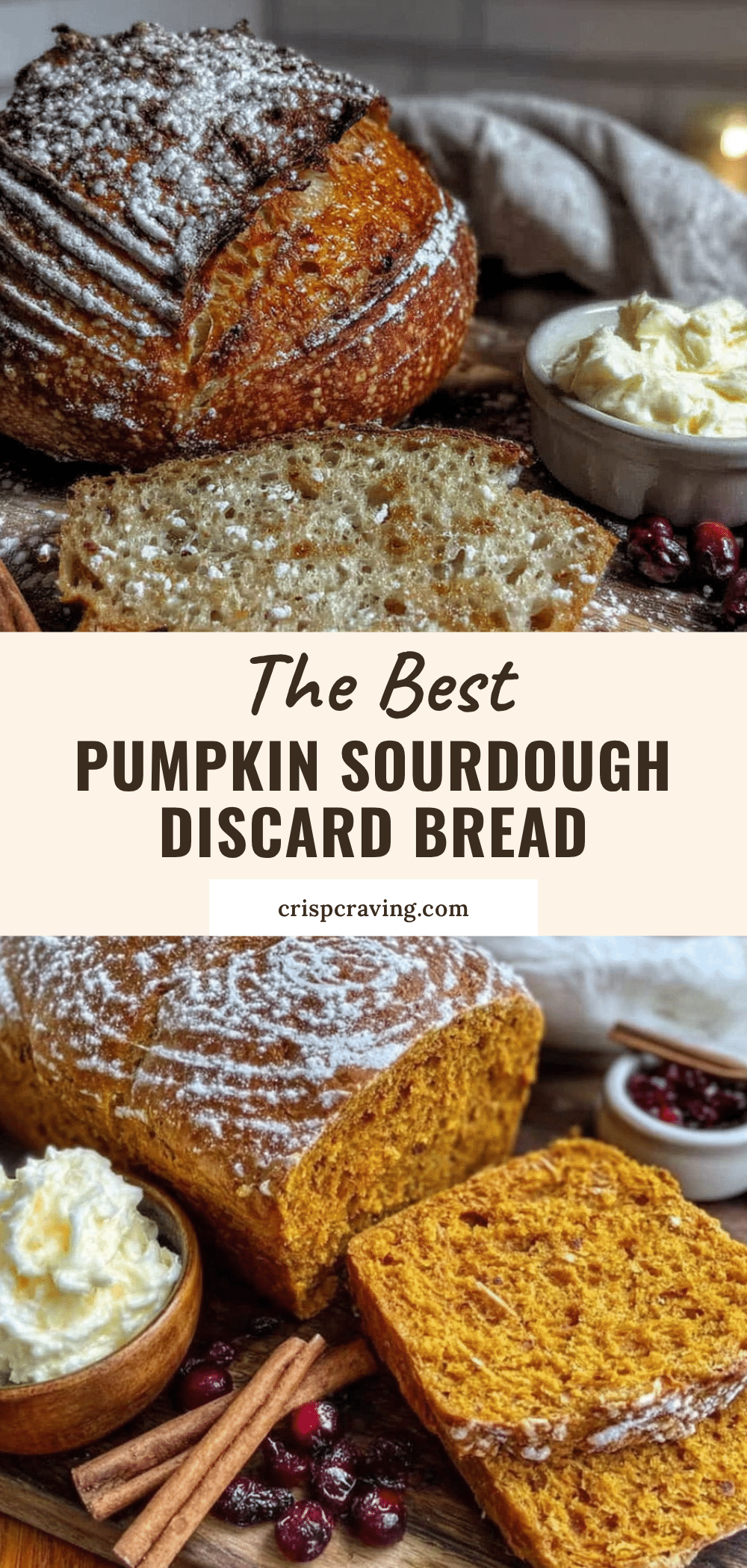 pumpkin sourdough discard bread recipe