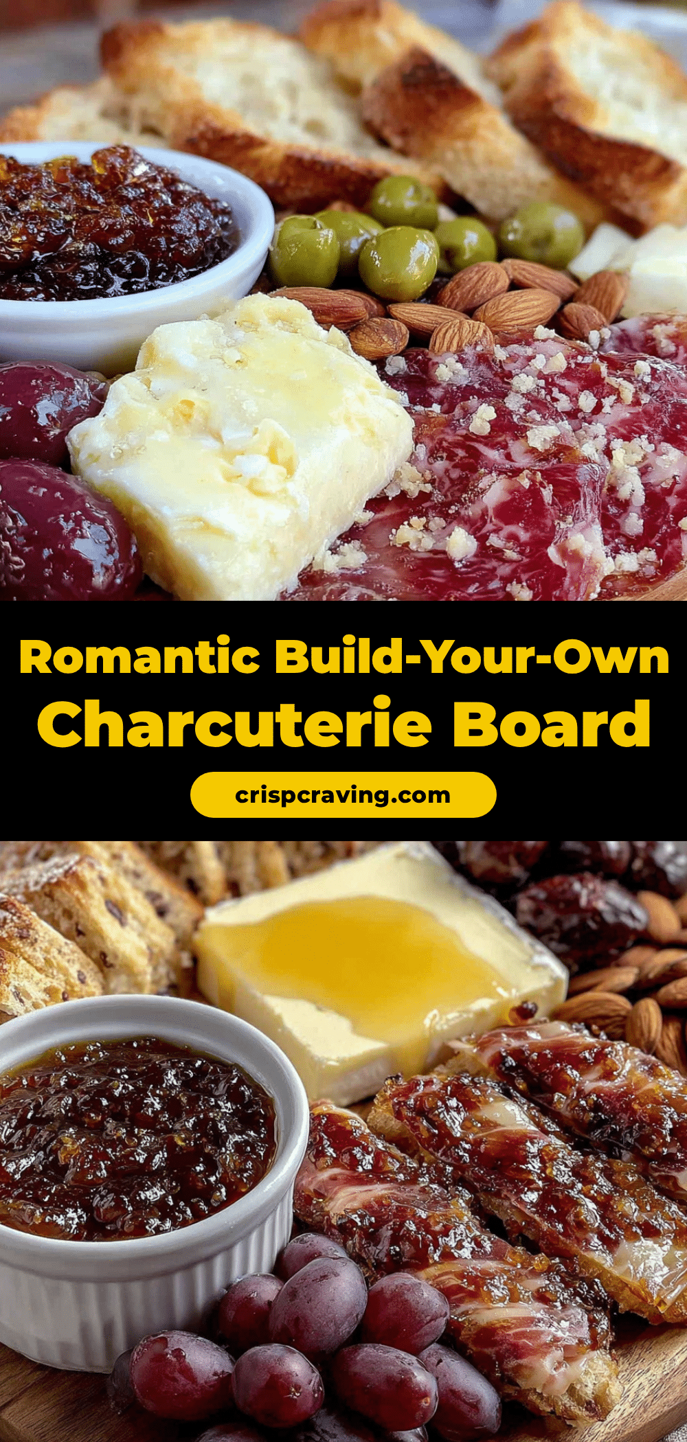 romantic build-your-own charcuterie board for two recipe