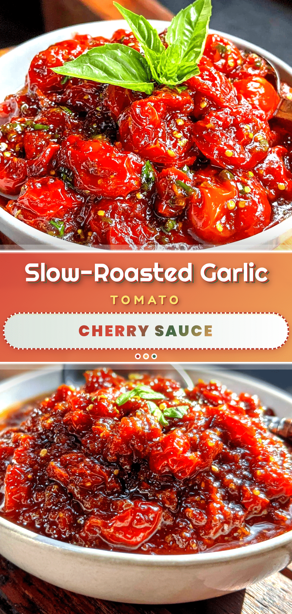 slow-roasted cherry tomato sauce recipe
