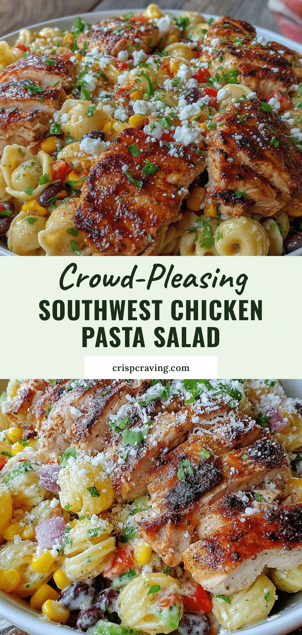 southwest chicken pasta salad recipe