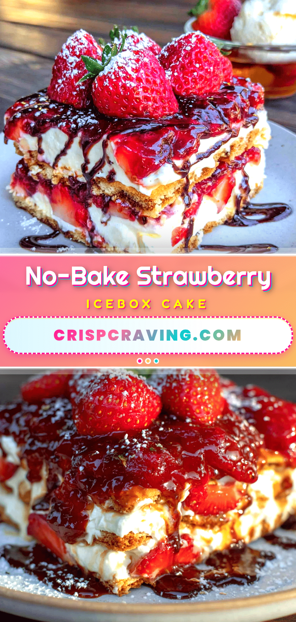 strawberry icebox cake recipe