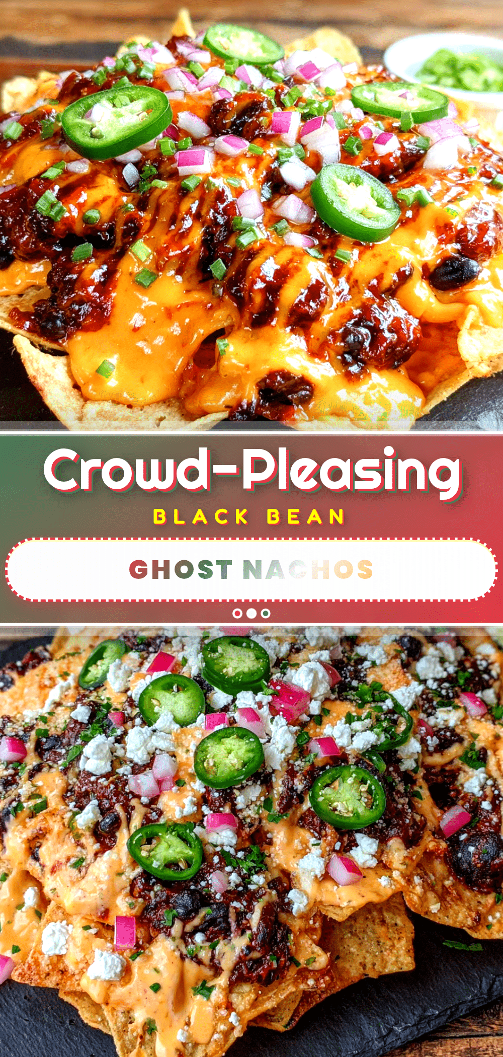 black bean ghost nachos recipe