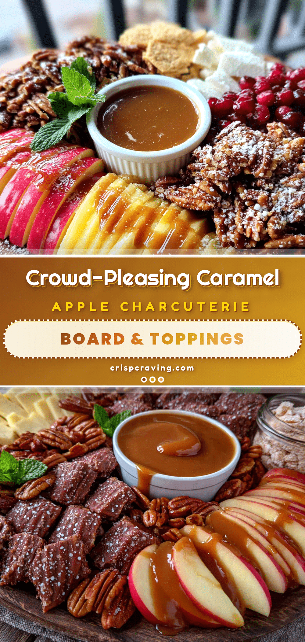 caramel apple charcuterie board recipe