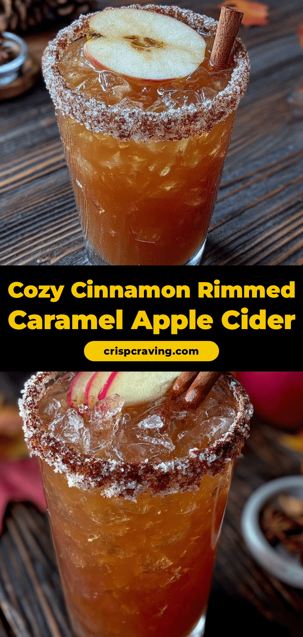 Caramel Apple Cider Cocktail recipe