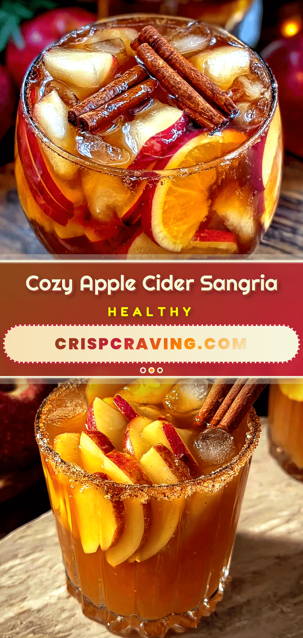 Cozy Apple Cider Sangria recipe