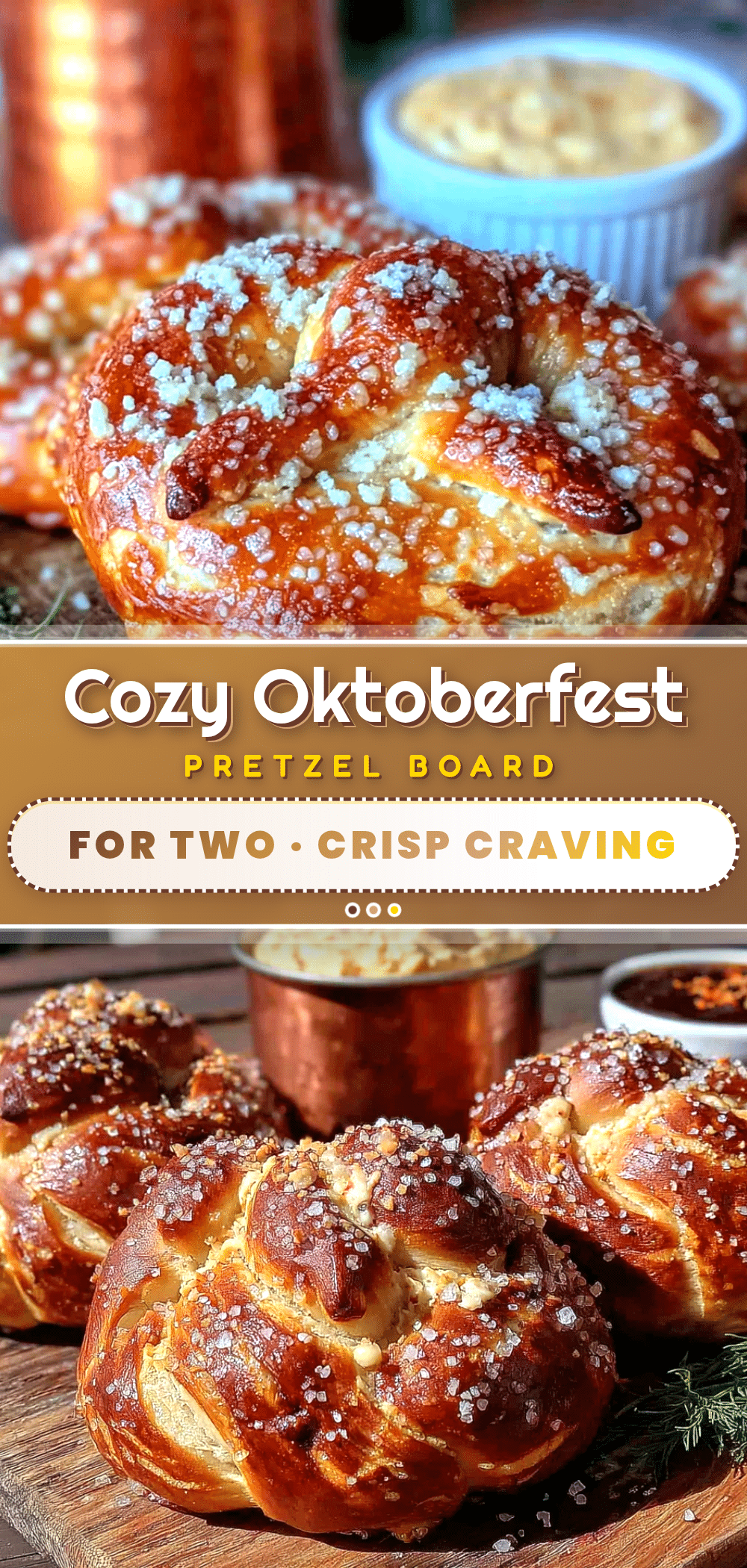 Cozy Oktoberfest Pretzel Board for Two recipe