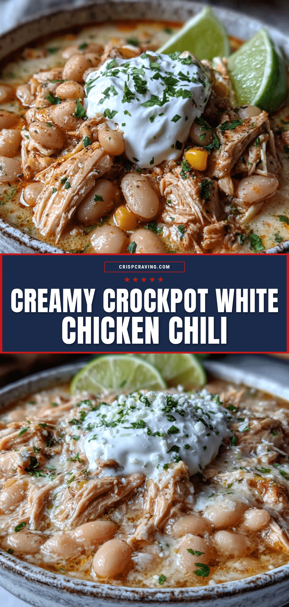 creamy crockpot white chicken chili with hominy recipe
