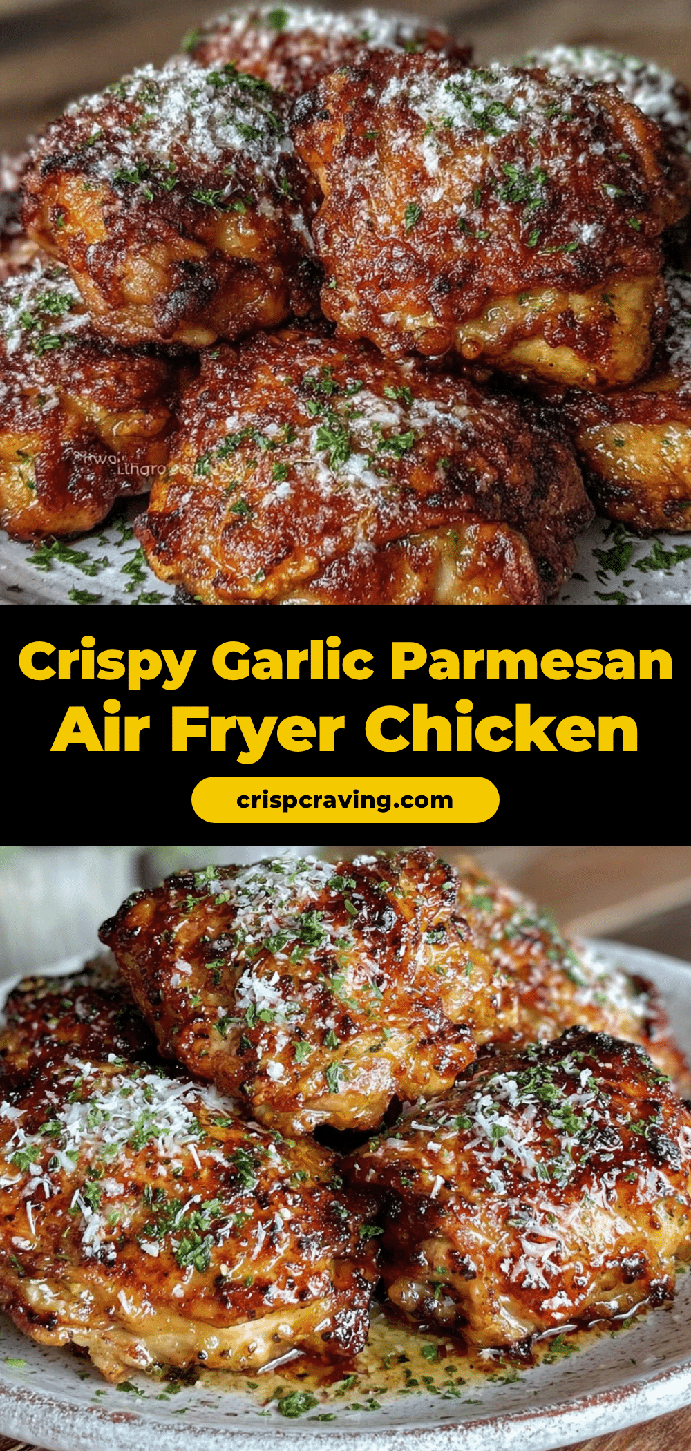 crispy air fryer chicken thighs recipe