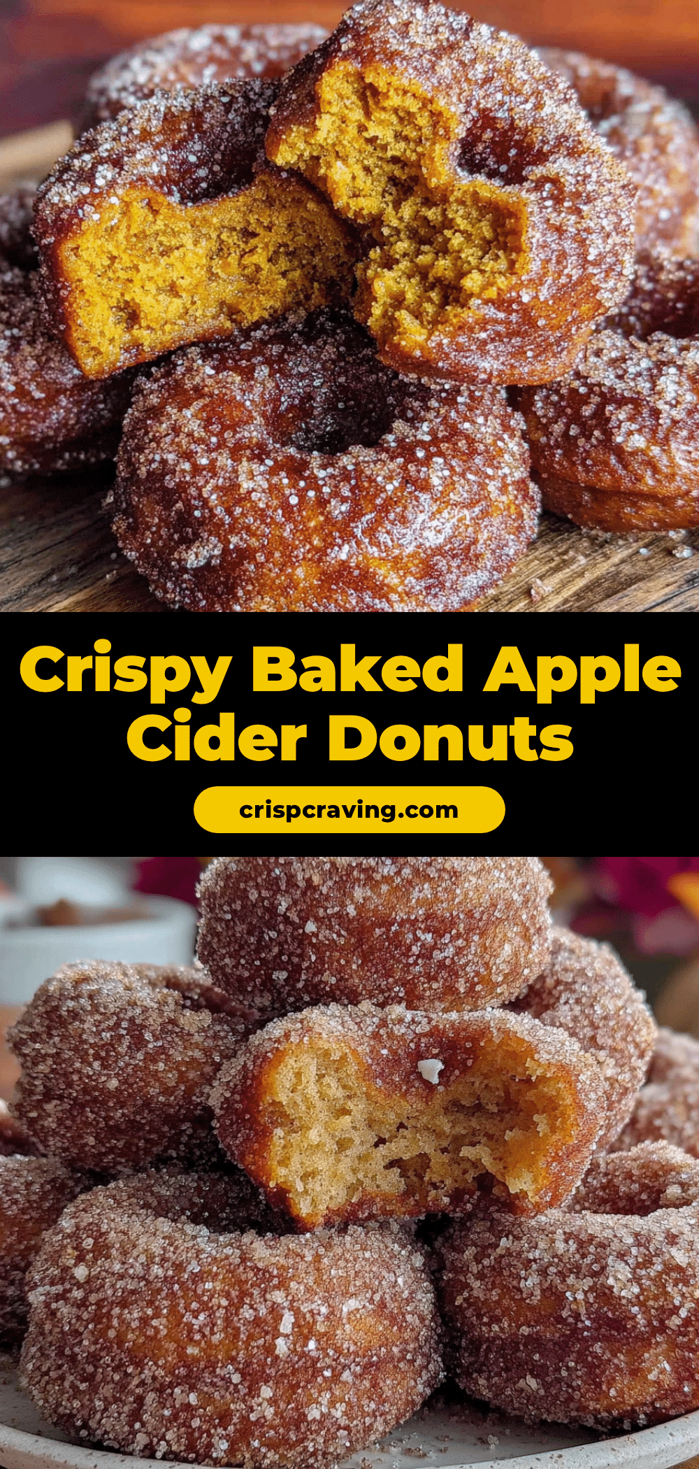 crispy baked apple cider donuts recipe