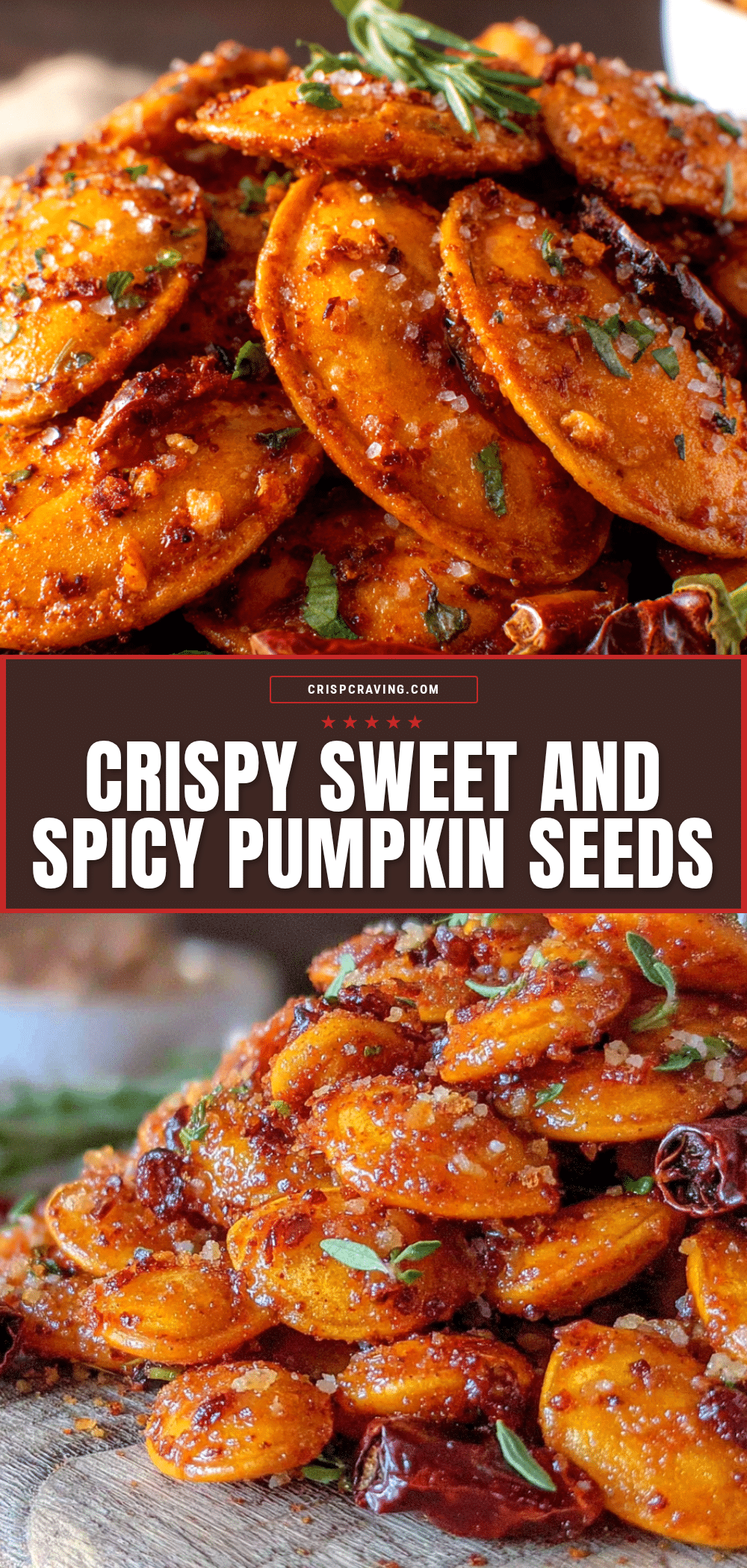 Crispy Homemade Roasted Pumpkin Seeds recipe
