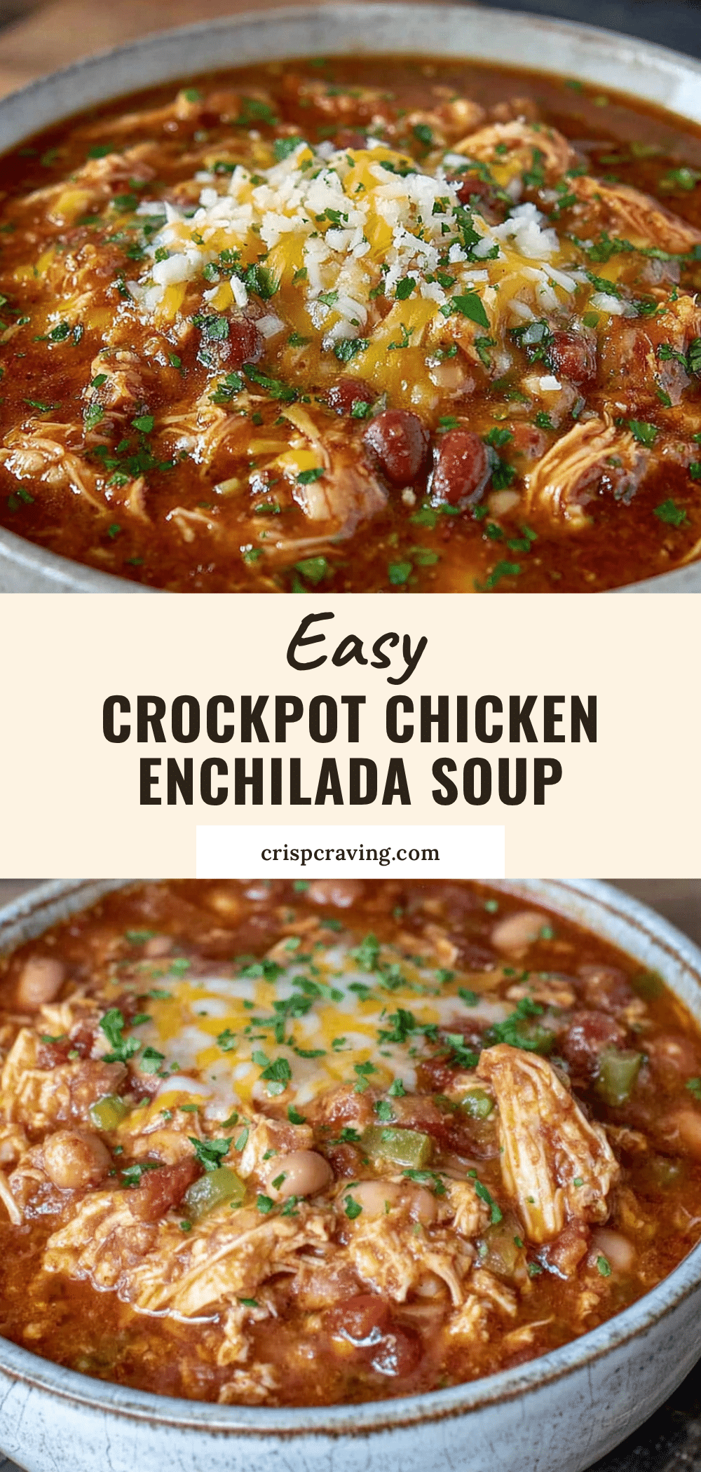 crockpot chicken enchilada soup recipe