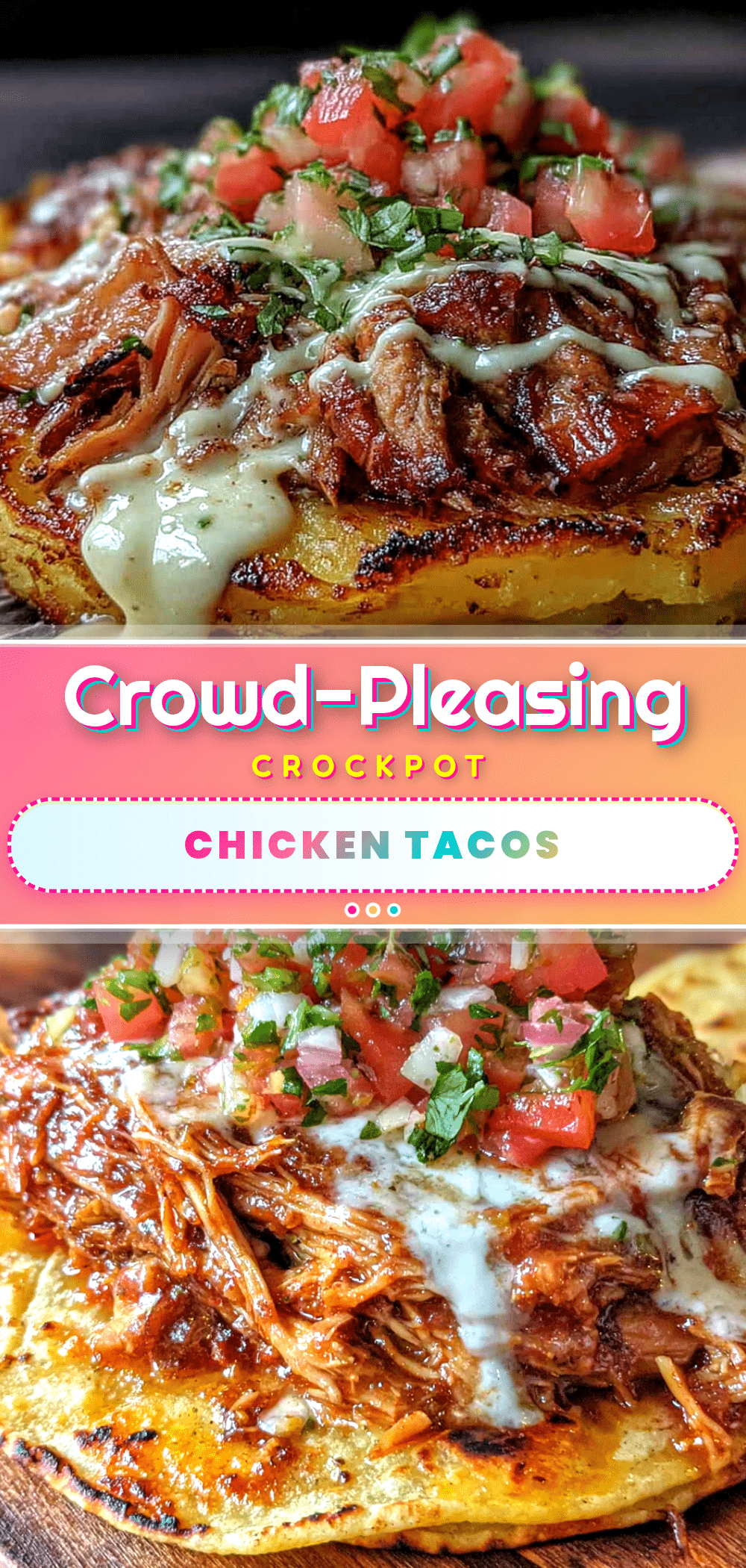 crockpot chicken tacos recipe