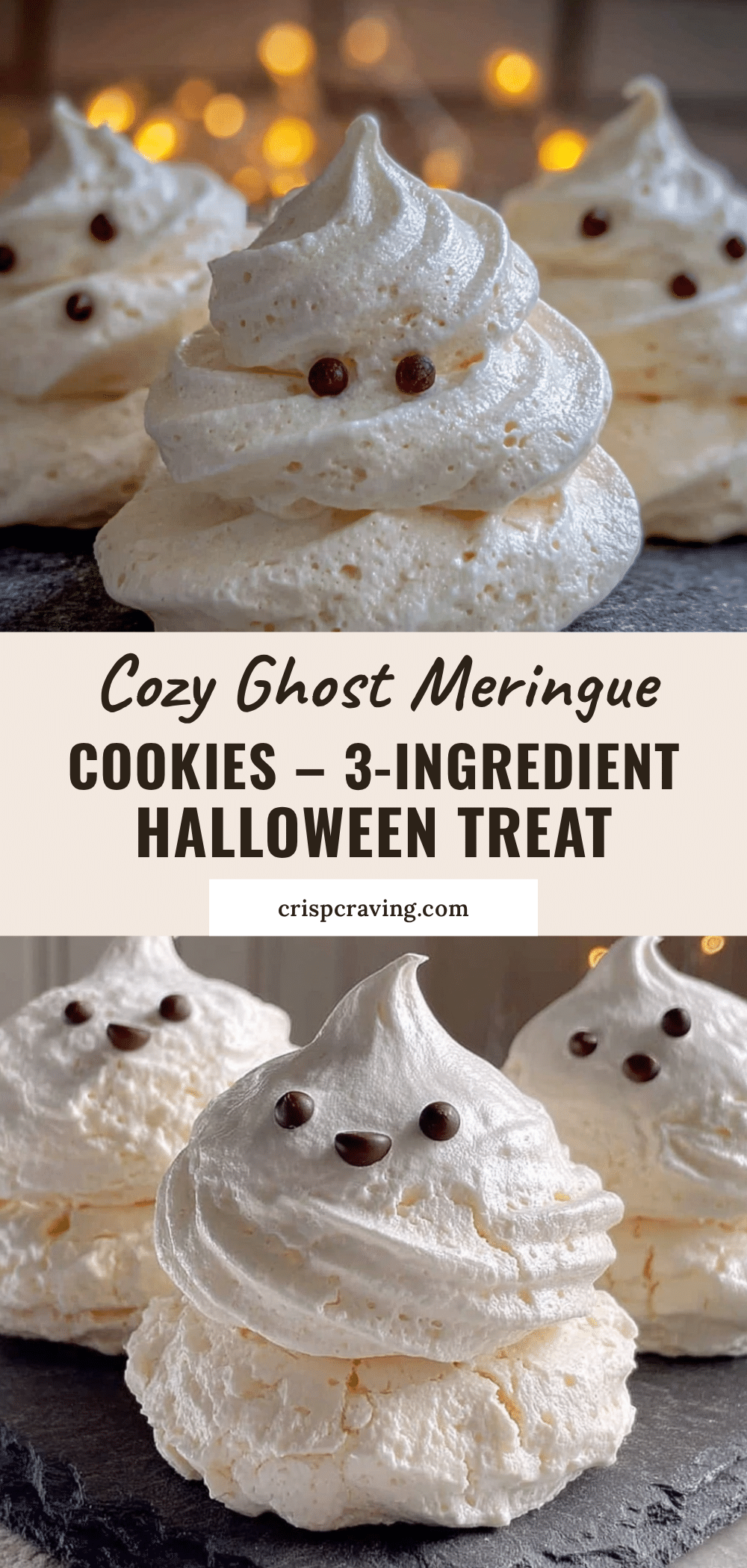 ghost meringue cookies recipe