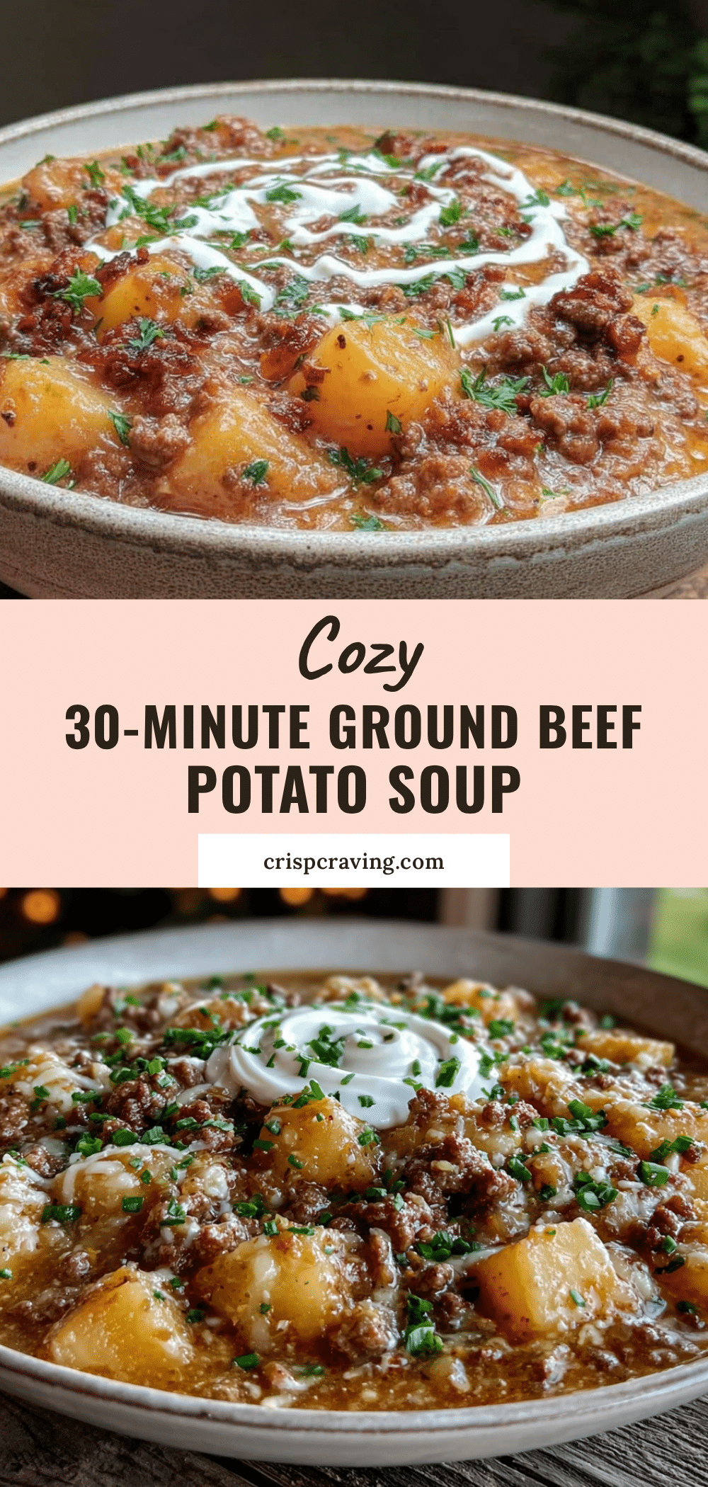 ground beef potato soup recipe