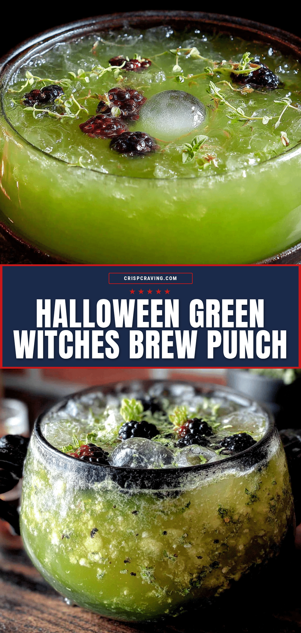 halloween green witches brew punch recipe