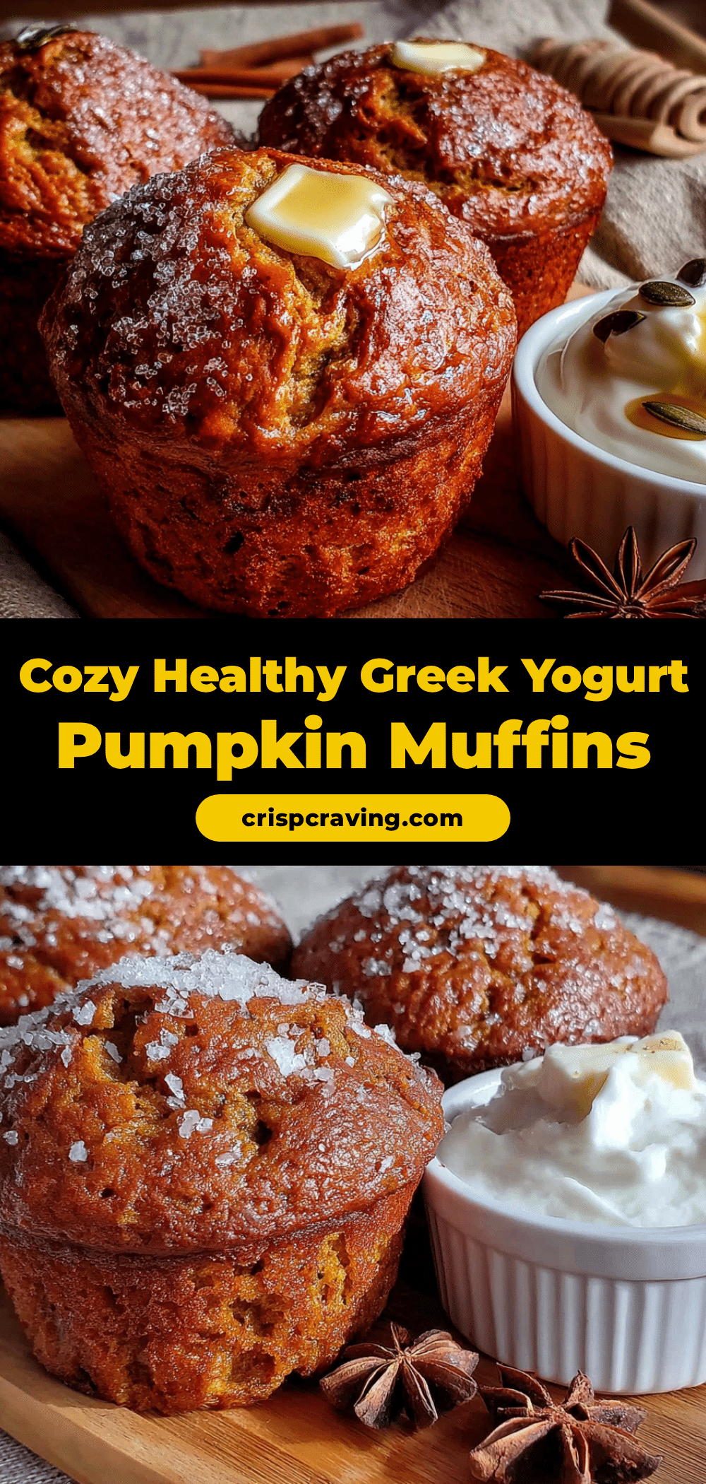 healthy greek yogurt pumpkin muffins recipe