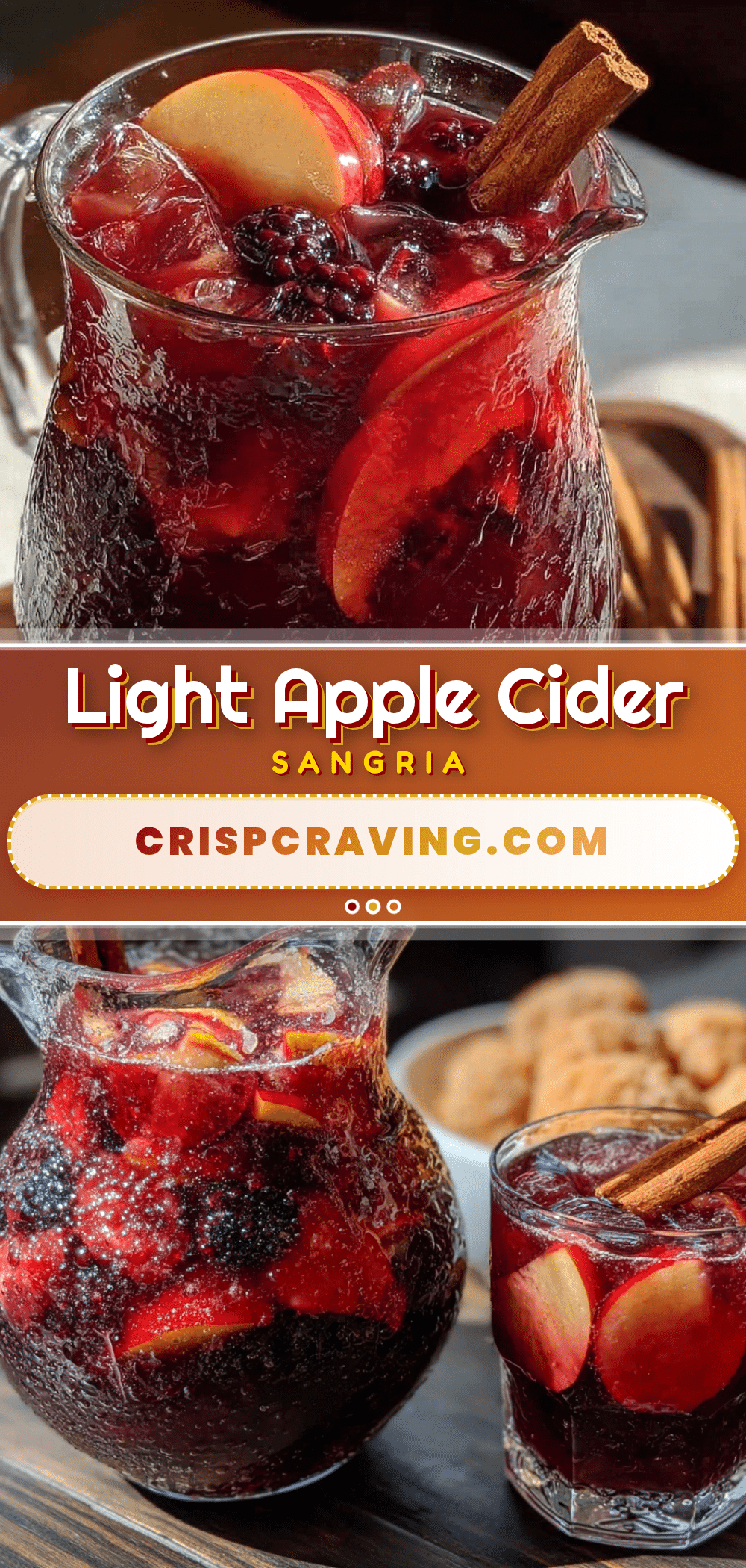 light apple cider sangria recipe