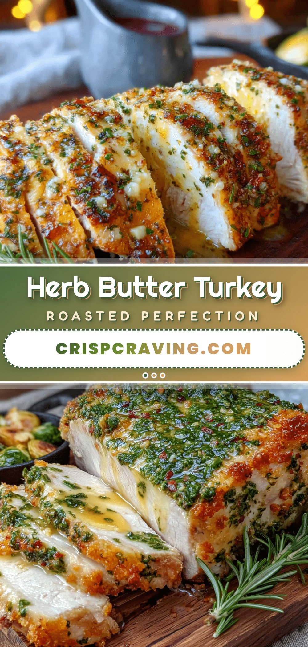 light herb butter roasted turkey breast for two recipe
