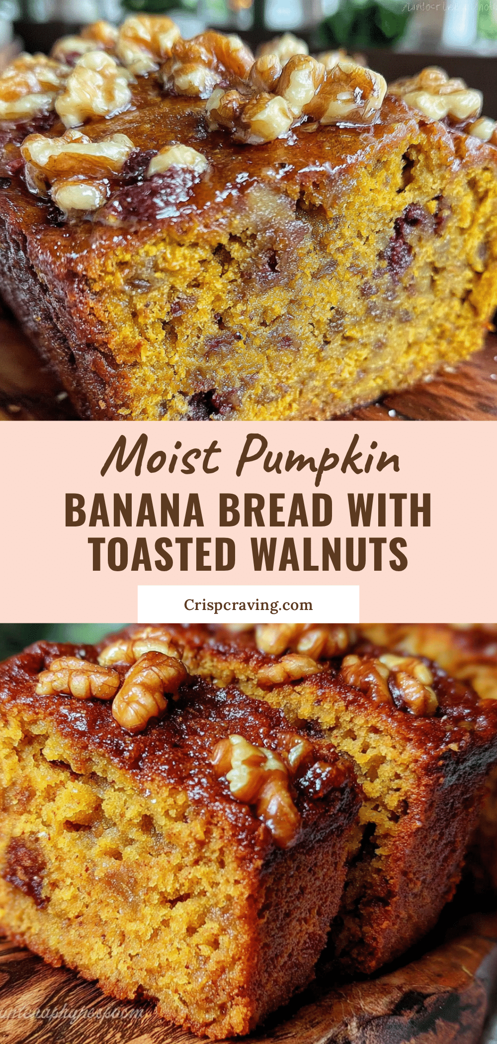moist pumpkin banana bread recipe