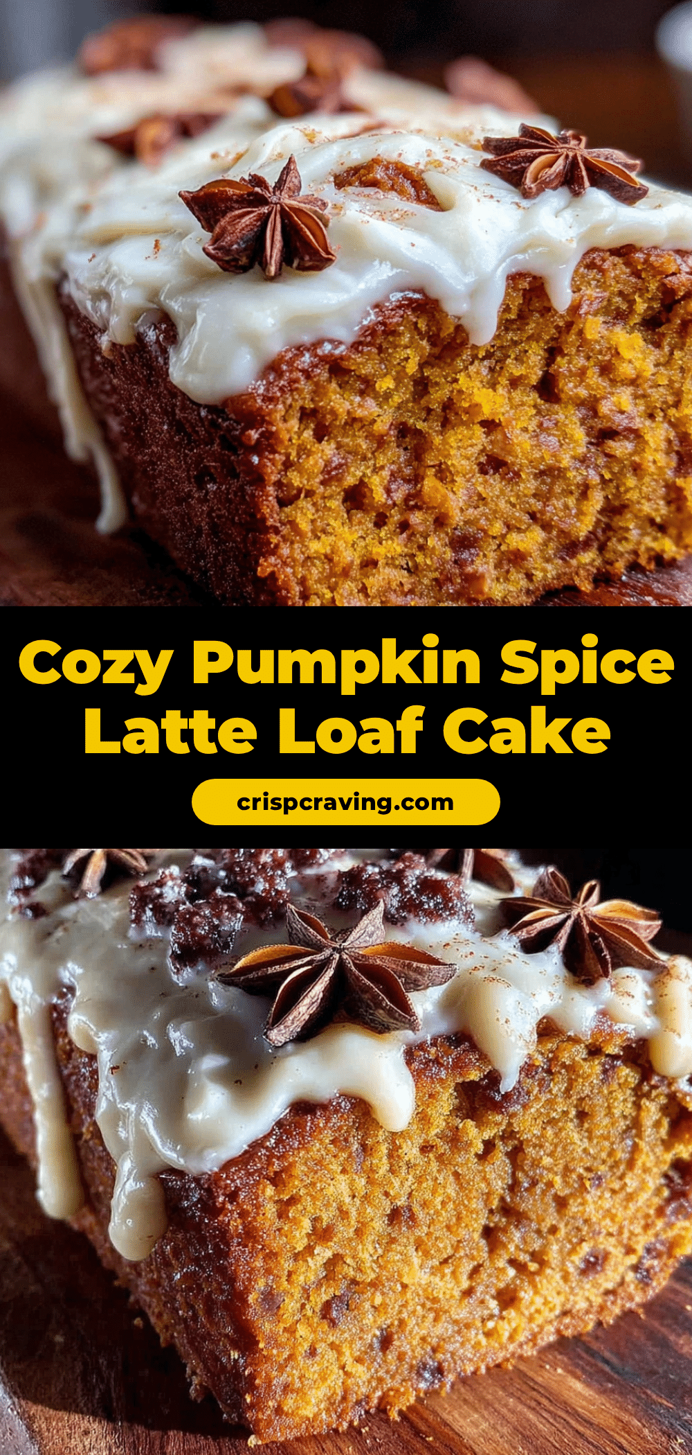 pumpkin spice latte loaf cake recipe