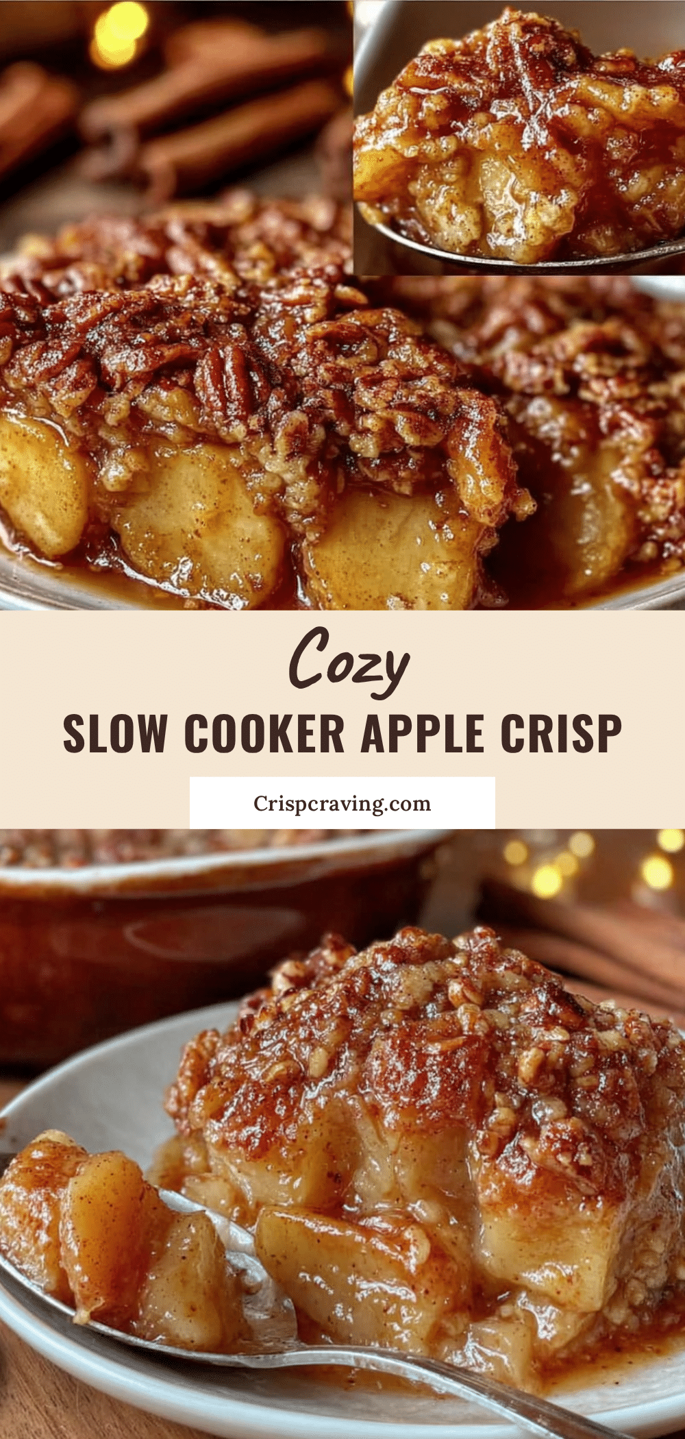 slow cooker apple crisp recipe