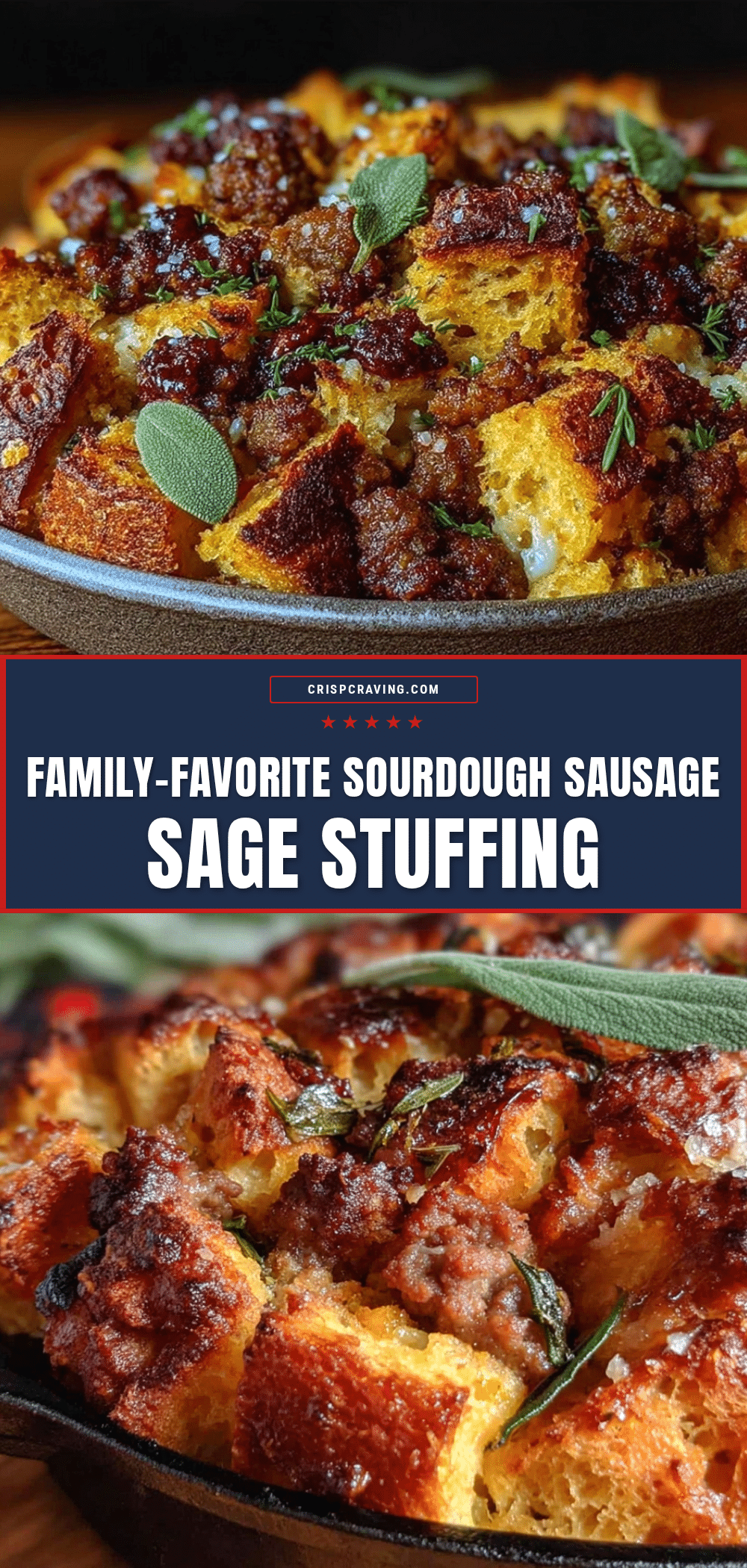 Sourdough sausage sage stuffing recipe