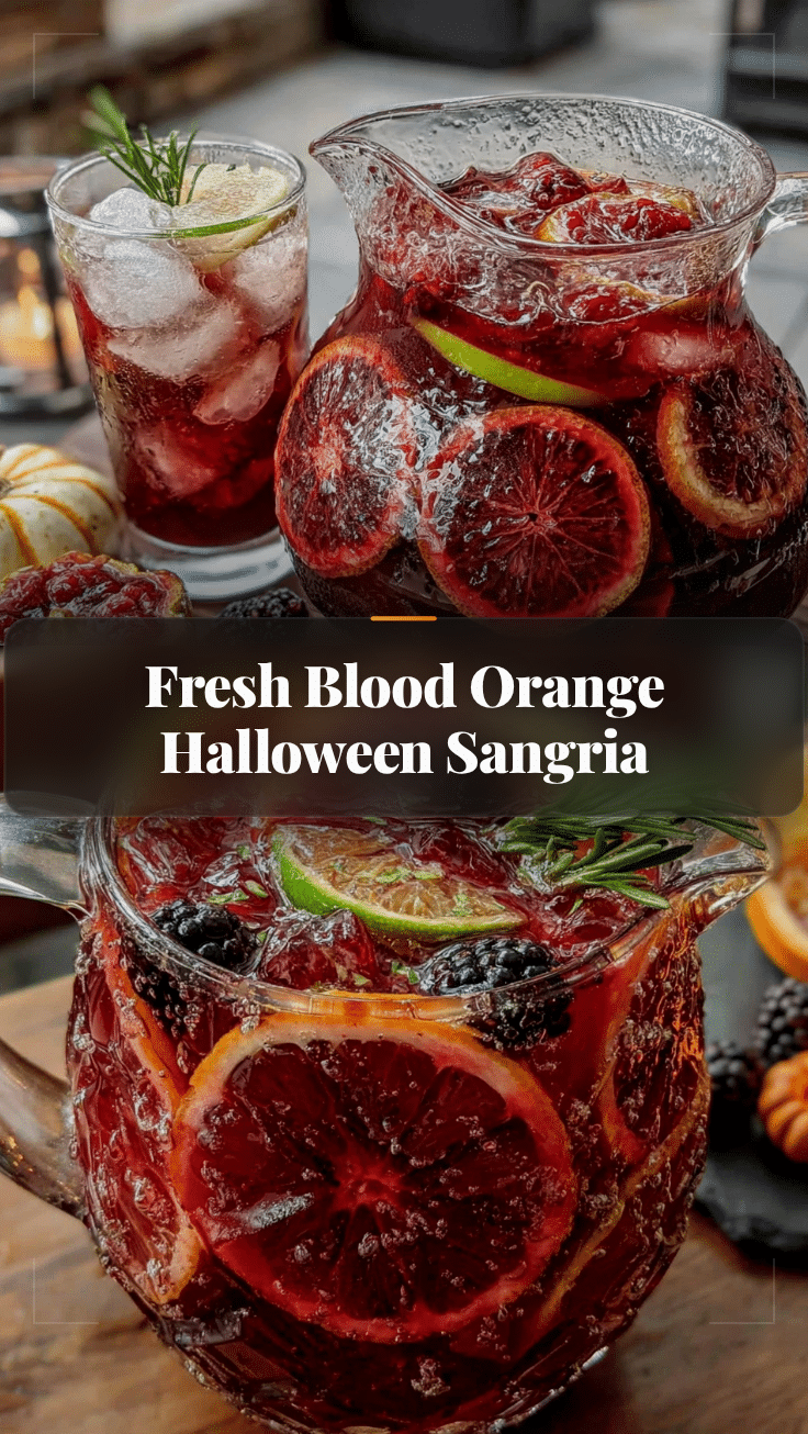 blood orange halloween sangria recipe