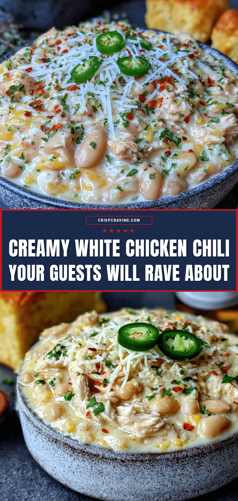 creamy white chicken chili recipe
