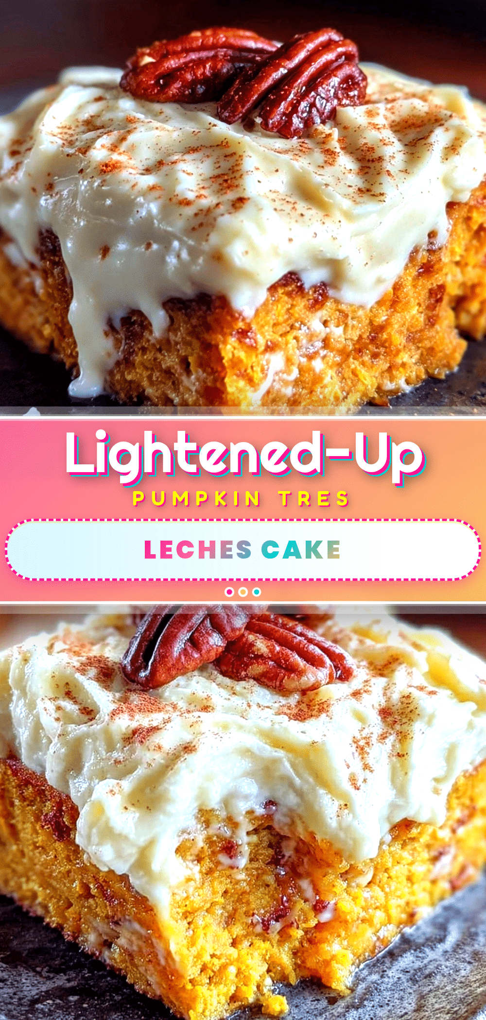 lightened-up pumpkin tres leches cake recipe