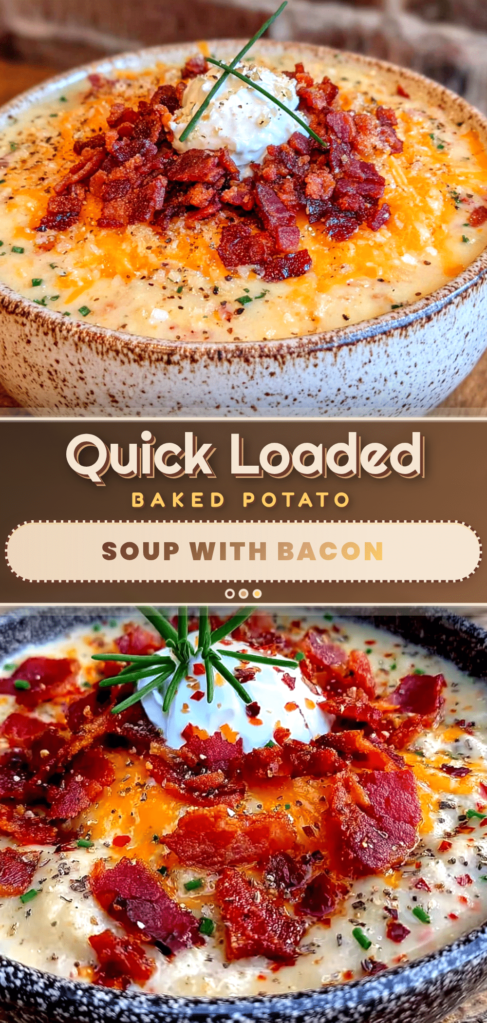loaded baked potato soup with bacon recipe