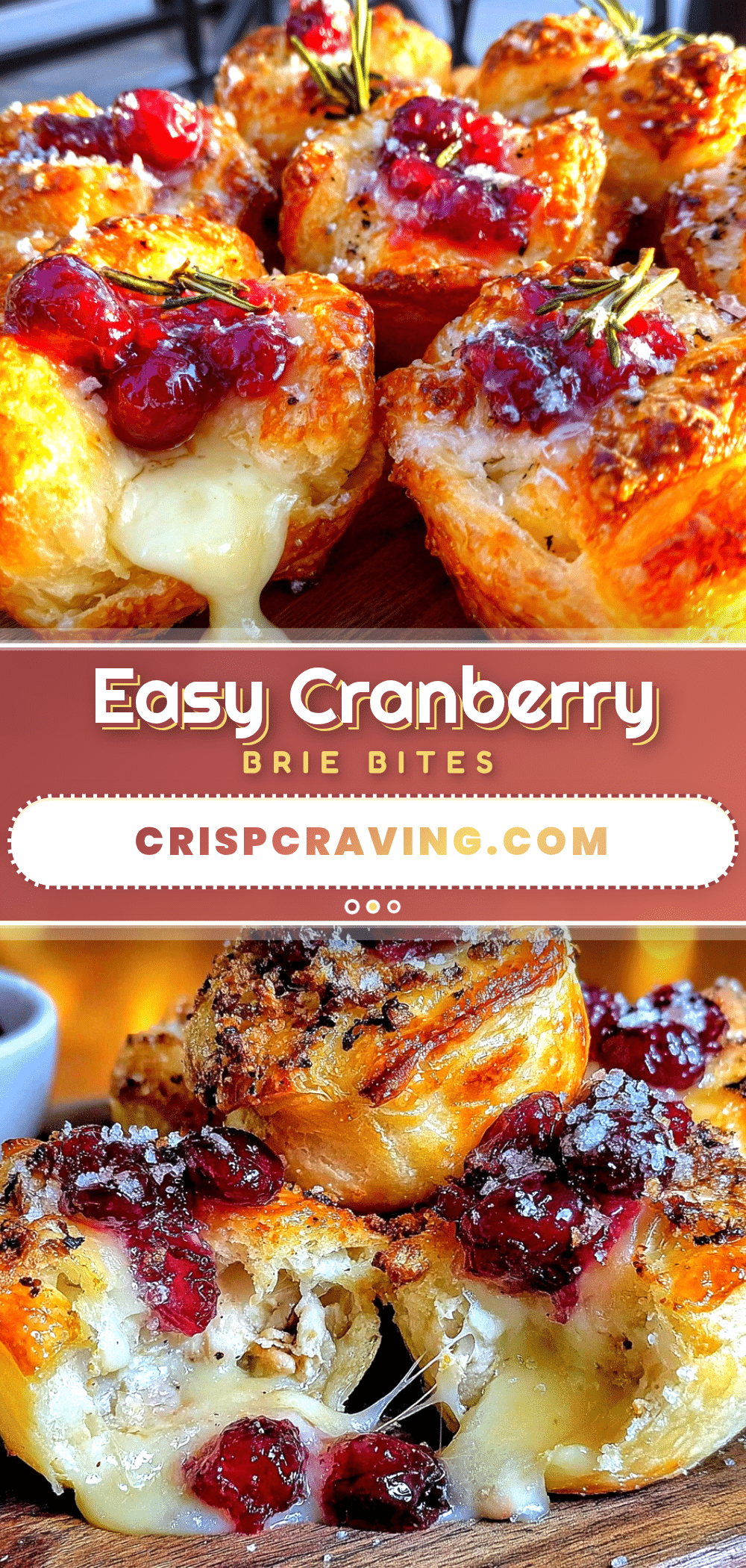 Cranberry Brie Bites recipe