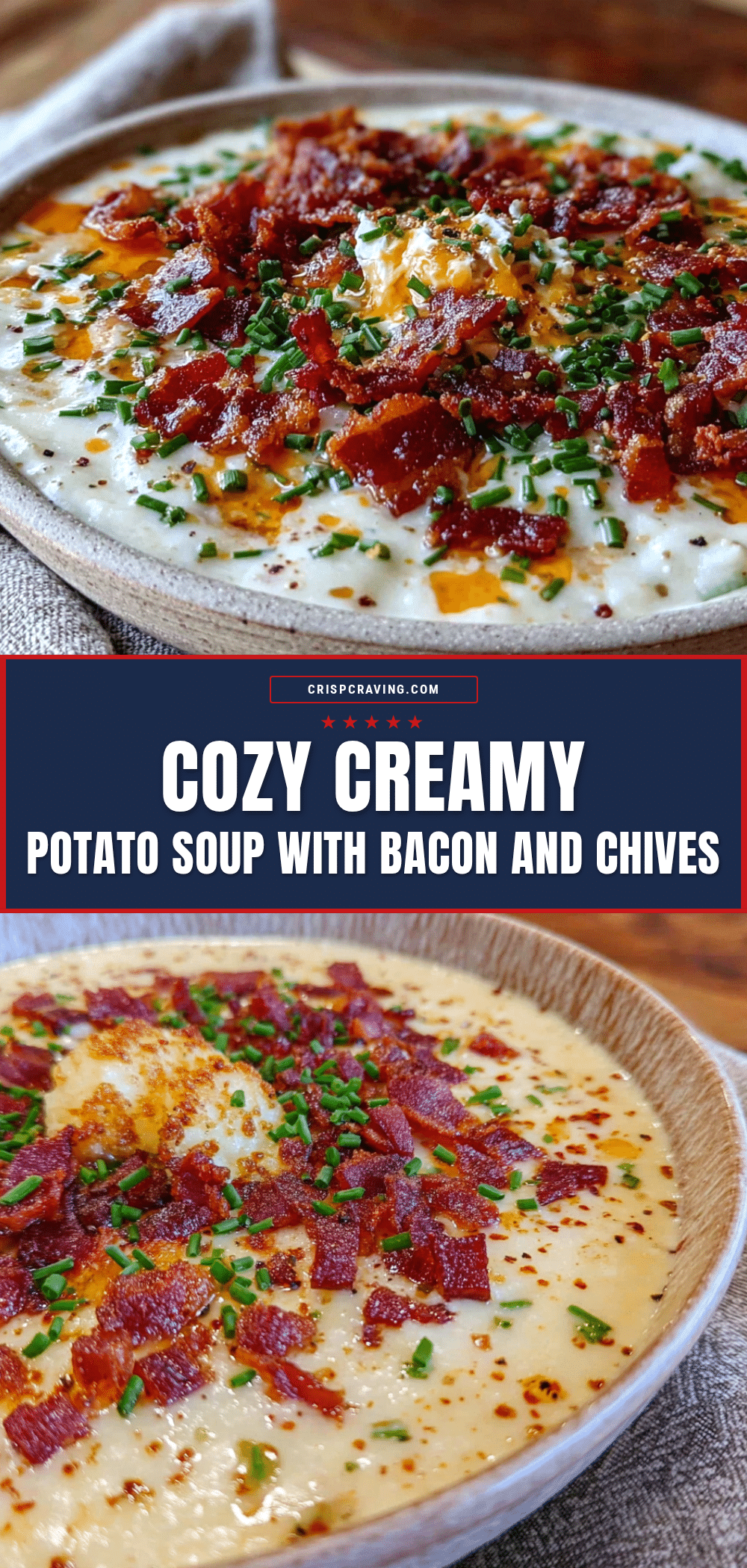 creamy potato soup with bacon and chives recipe