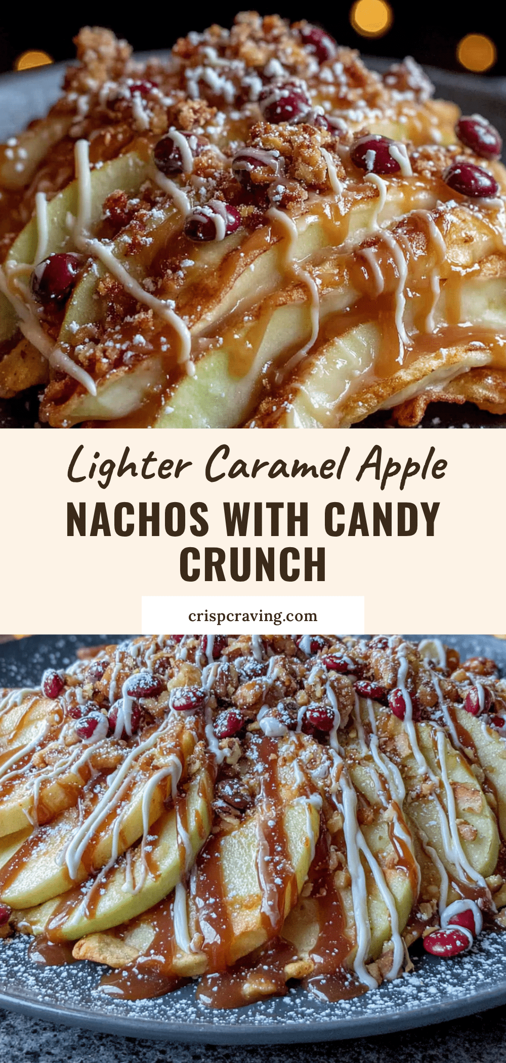 healthy caramel apple nachos recipe