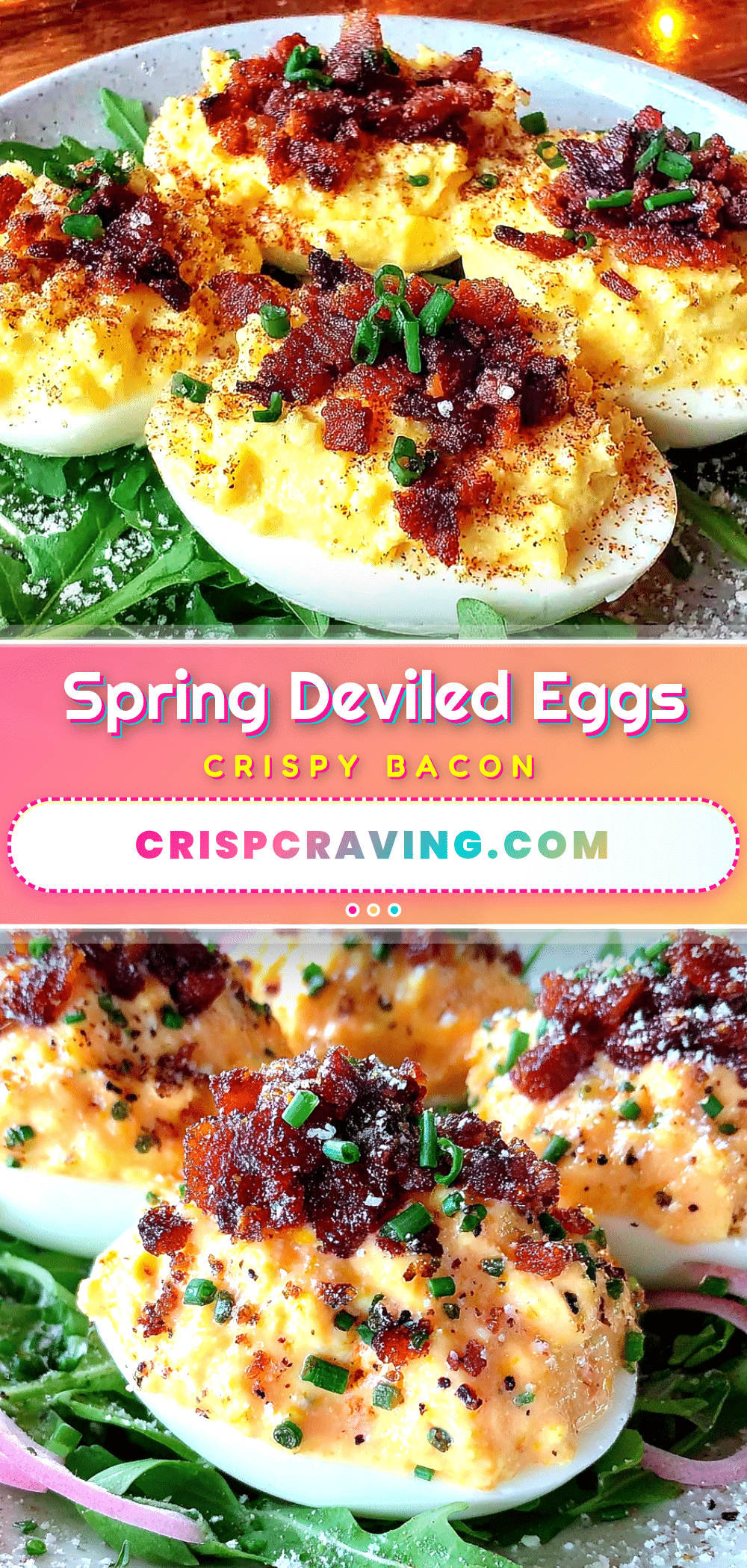 spring deviled eggs recipe